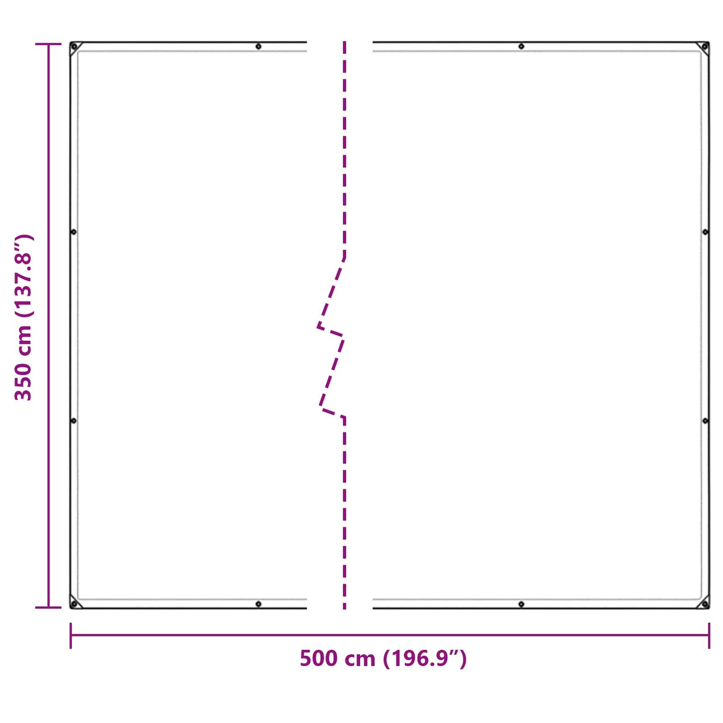 Plantenhoes Doorzichtig 5 × 3,5 m PE is nu te koop bij PeponiXL, paradijselijk wonen!