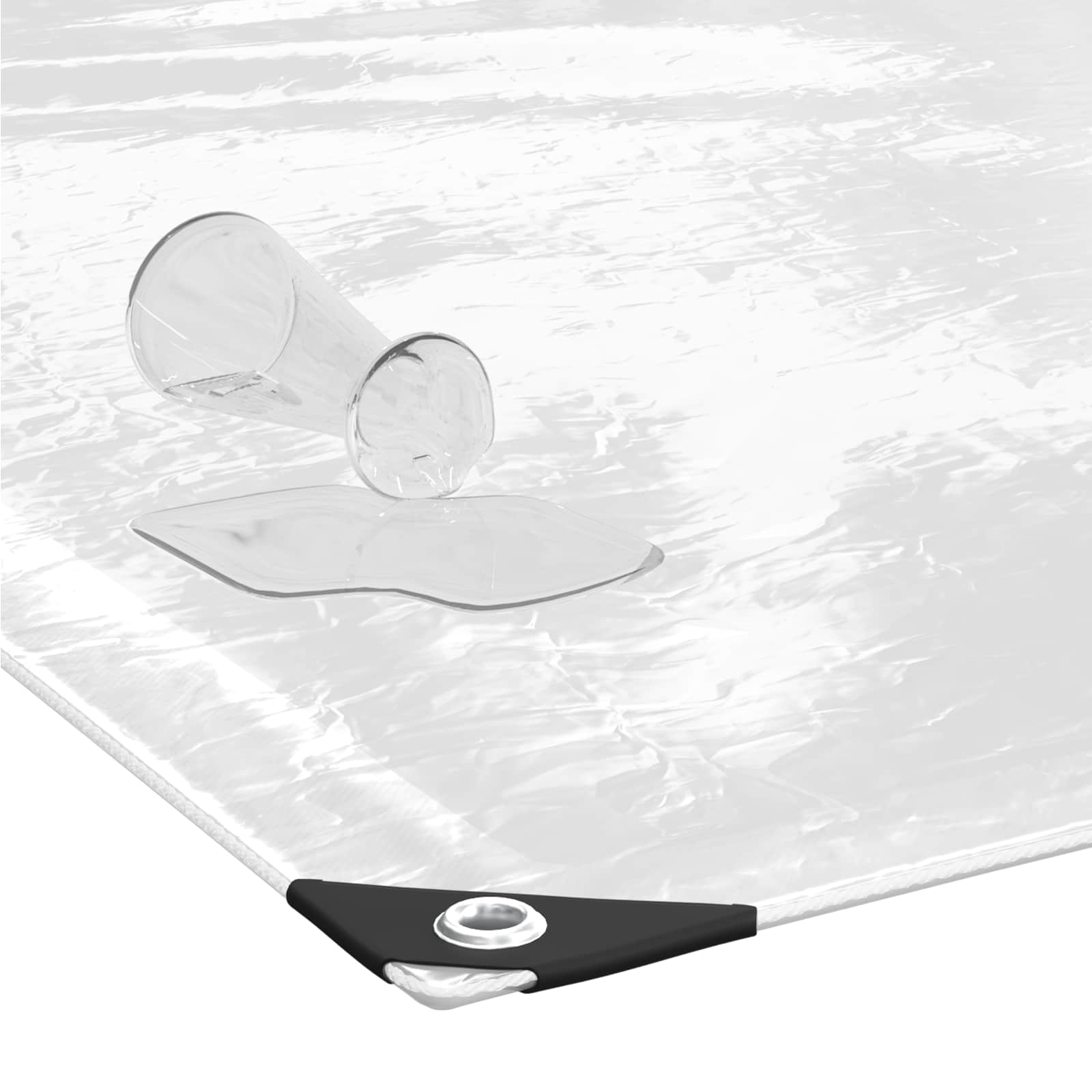 Zeil met Oogjes Doorzichtig 3 x 12 m Polyetheen is nu te koop bij PeponiXL, paradijselijk wonen!