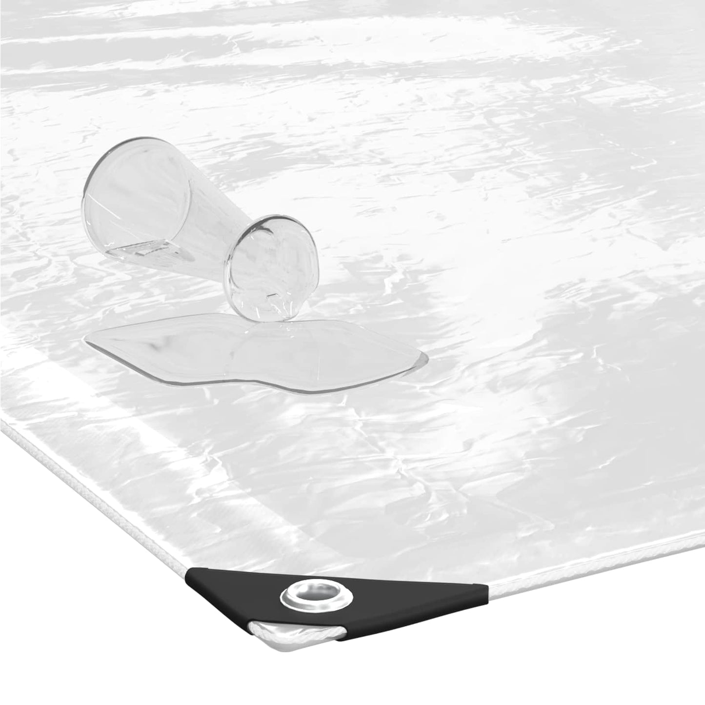 Zeil met Oogjes Doorzichtig 5 x 10 m Polyetheen is nu te koop bij PeponiXL, paradijselijk wonen!