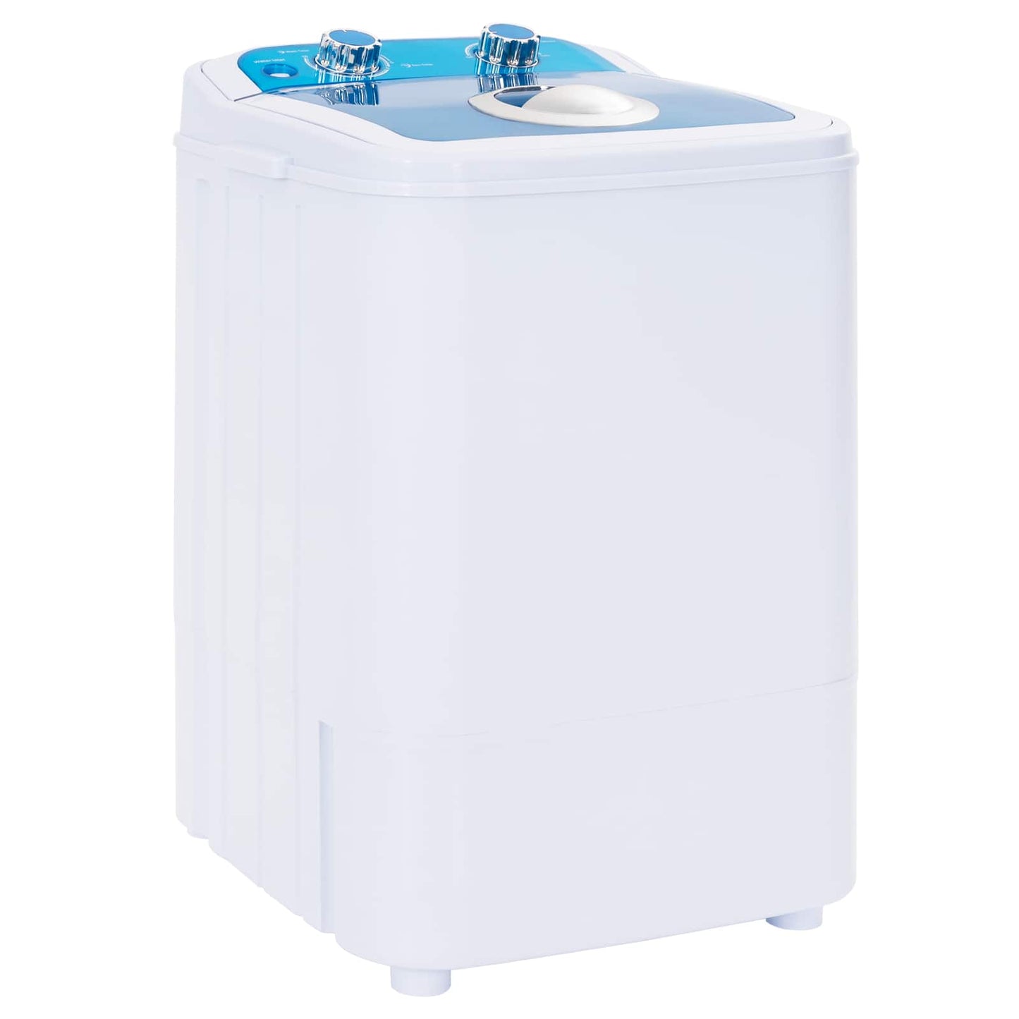 Mini Wasmachine met Enkele Wasbak 4,6 kg Blauw en Wit