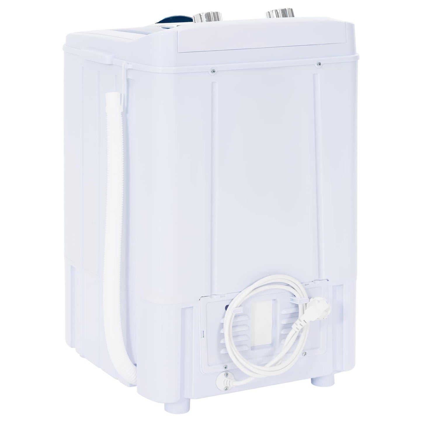 Mini Wasmachine met Enkele Wasbak 4,6 kg Blauw en Wit