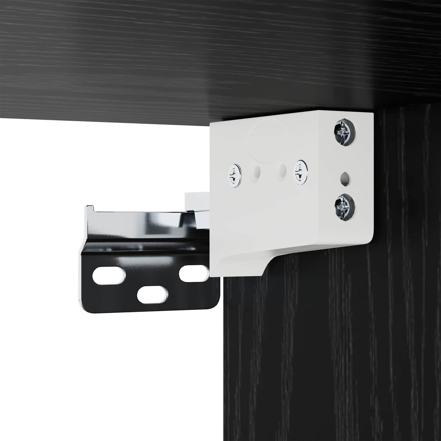 Wandgemonteerde TV-kast 4 pcs Zwart eiken 30,5 x 30 x 30 cm is nu te koop bij PeponiXL, paradijselijk wonen!