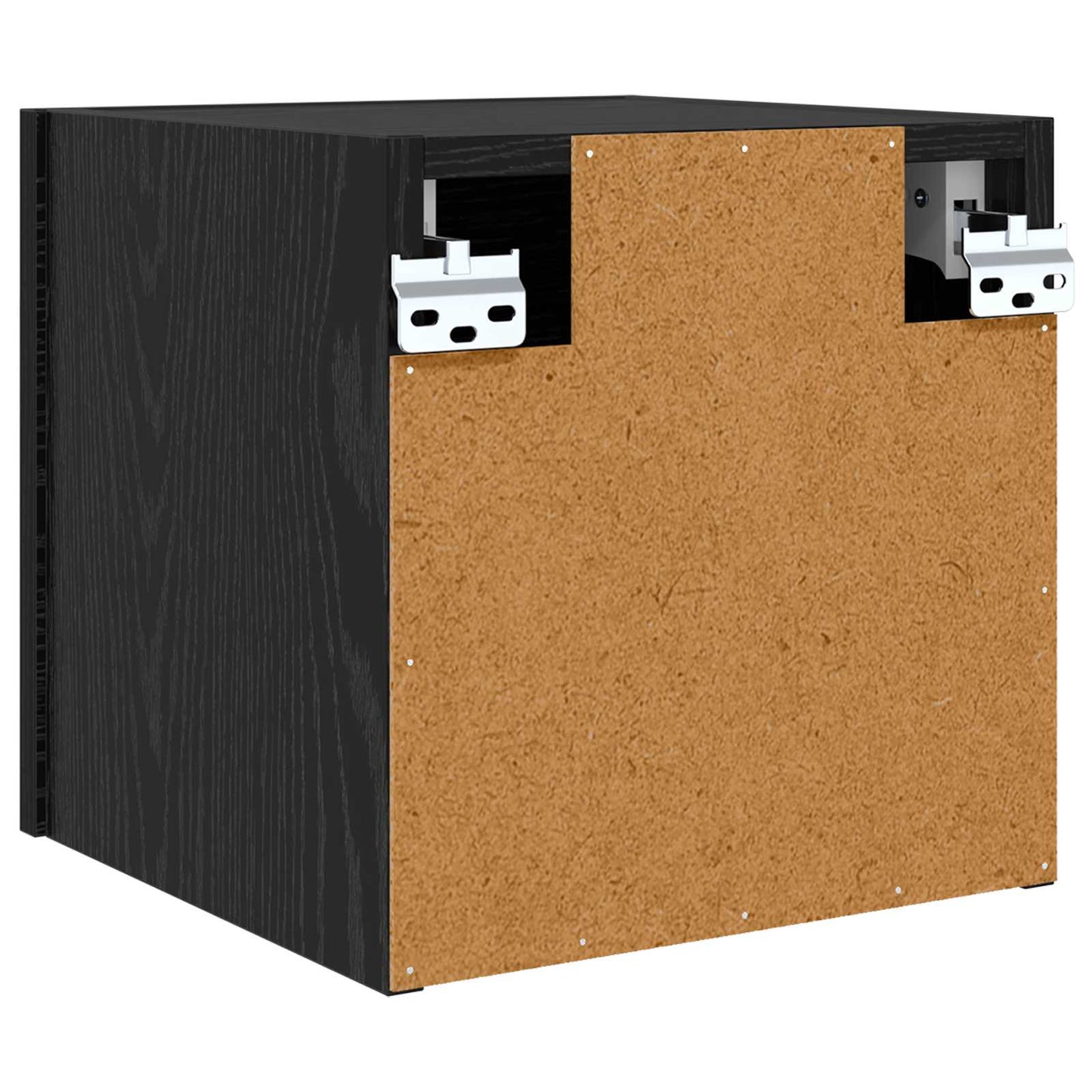 Wandgemonteerde TV-kast 4 pcs Zwart eiken 30,5 x 30 x 30 cm is nu te koop bij PeponiXL, paradijselijk wonen!