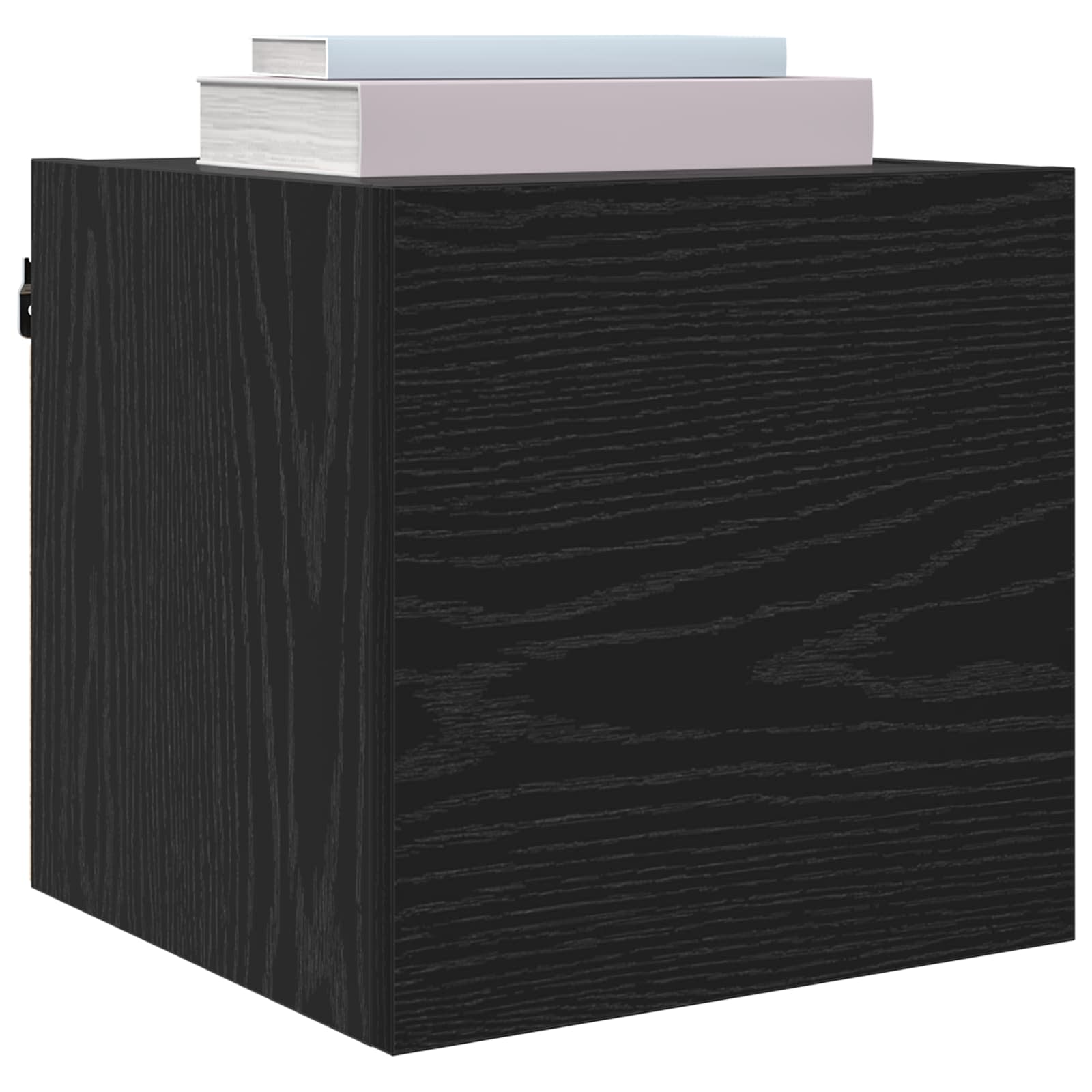 Wandgemonteerde TV-kast 4 pcs Zwart eiken 30,5 x 30 x 30 cm is nu te koop bij PeponiXL, paradijselijk wonen!