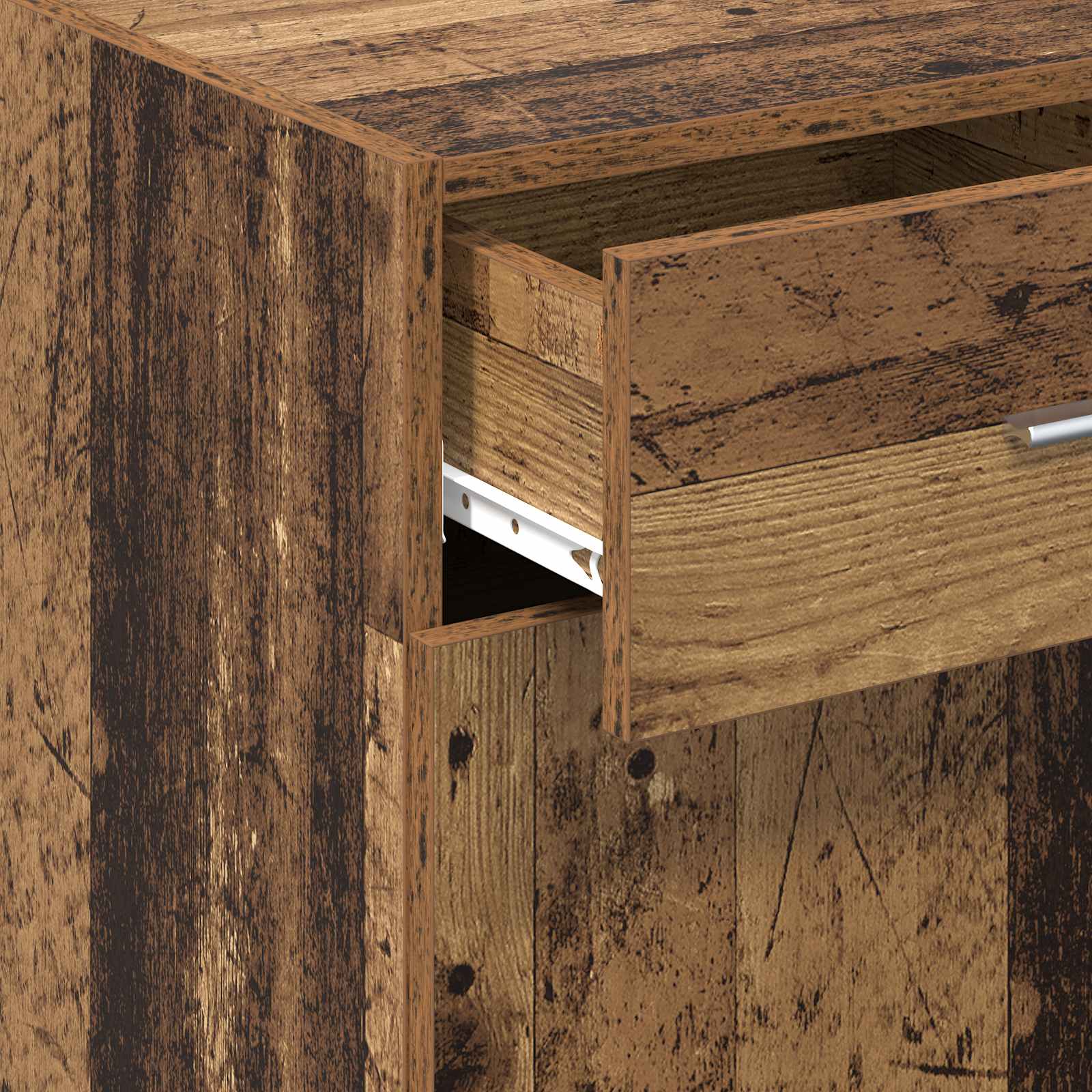 Opbergkast Oud Hout 40 x 42,5 x 93 cm Bewerkt hout is nu te koop bij PeponiXL, paradijselijk wonen!