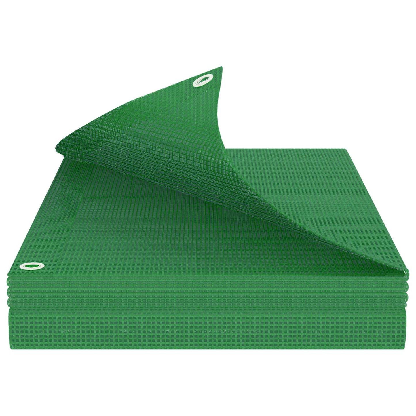 Zeil met Oogjes Groen 8 x 12 m 140 gsm PE