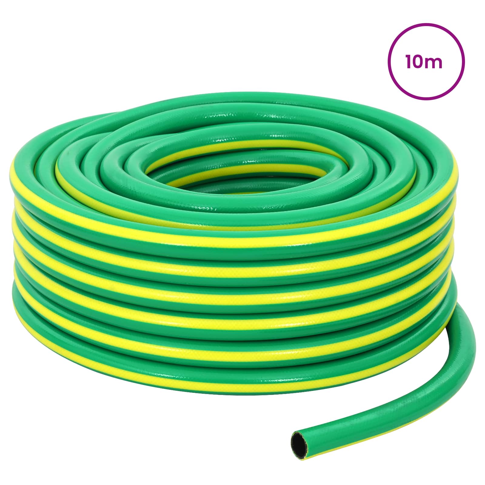 Tuinslang 5-Lags Groen en Geel 1 / 2'' 10 m PVC is nu te koop bij PeponiXL, paradijselijk wonen!