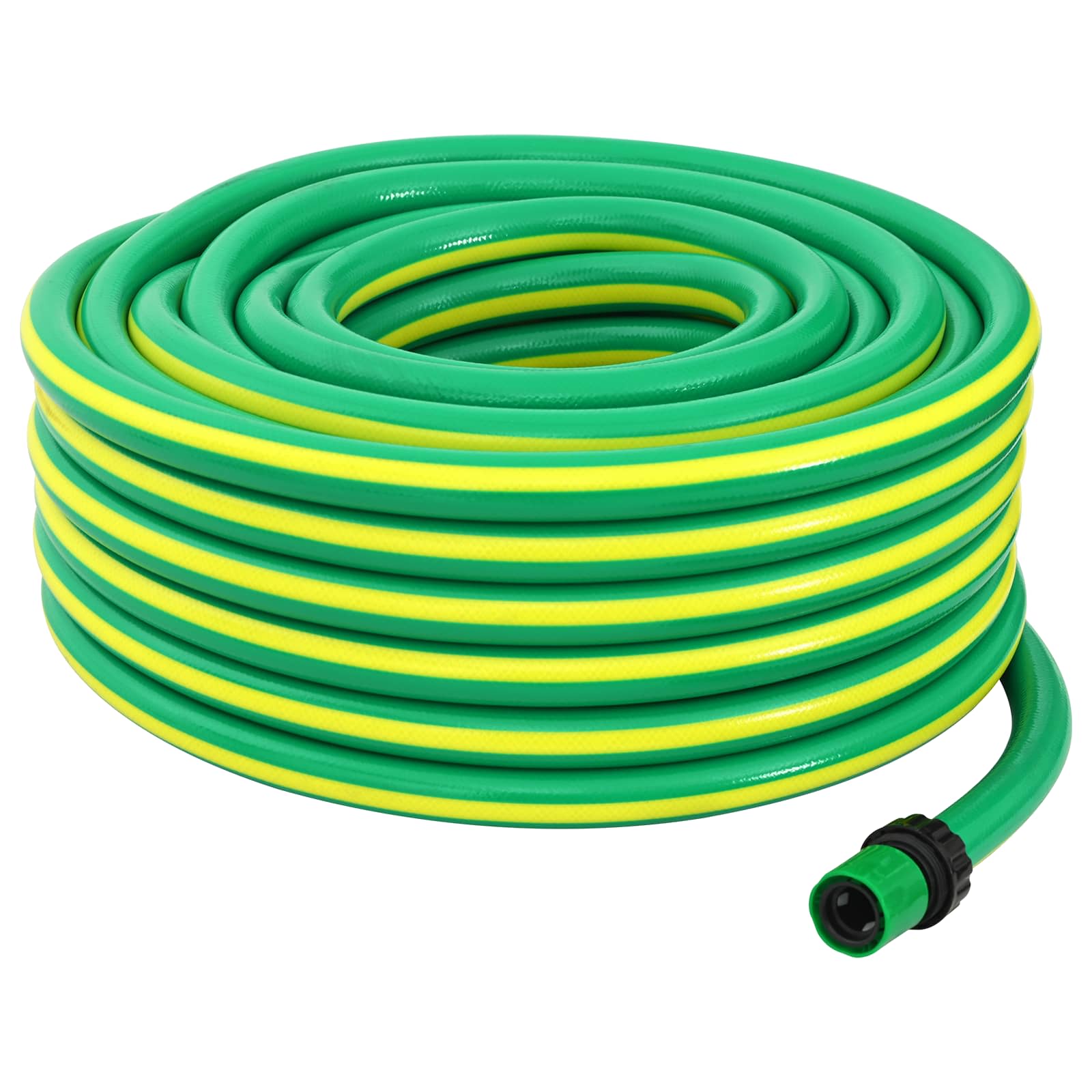 Tuinslang 5-Lags Groen en Geel 3 / 4'' 30 m PVC is nu te koop bij PeponiXL, paradijselijk wonen!