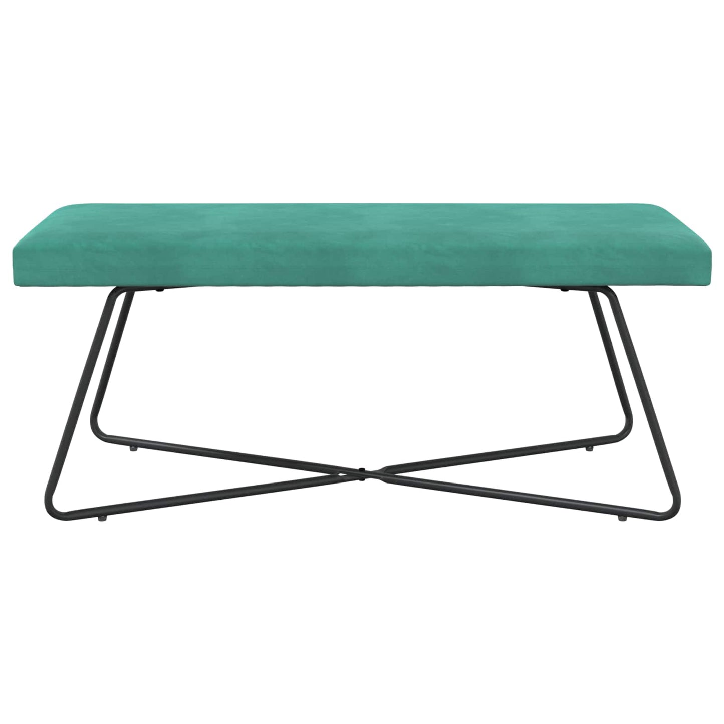 Bank Effen Turquoise 110 x 40 x 45 cm Fluweel