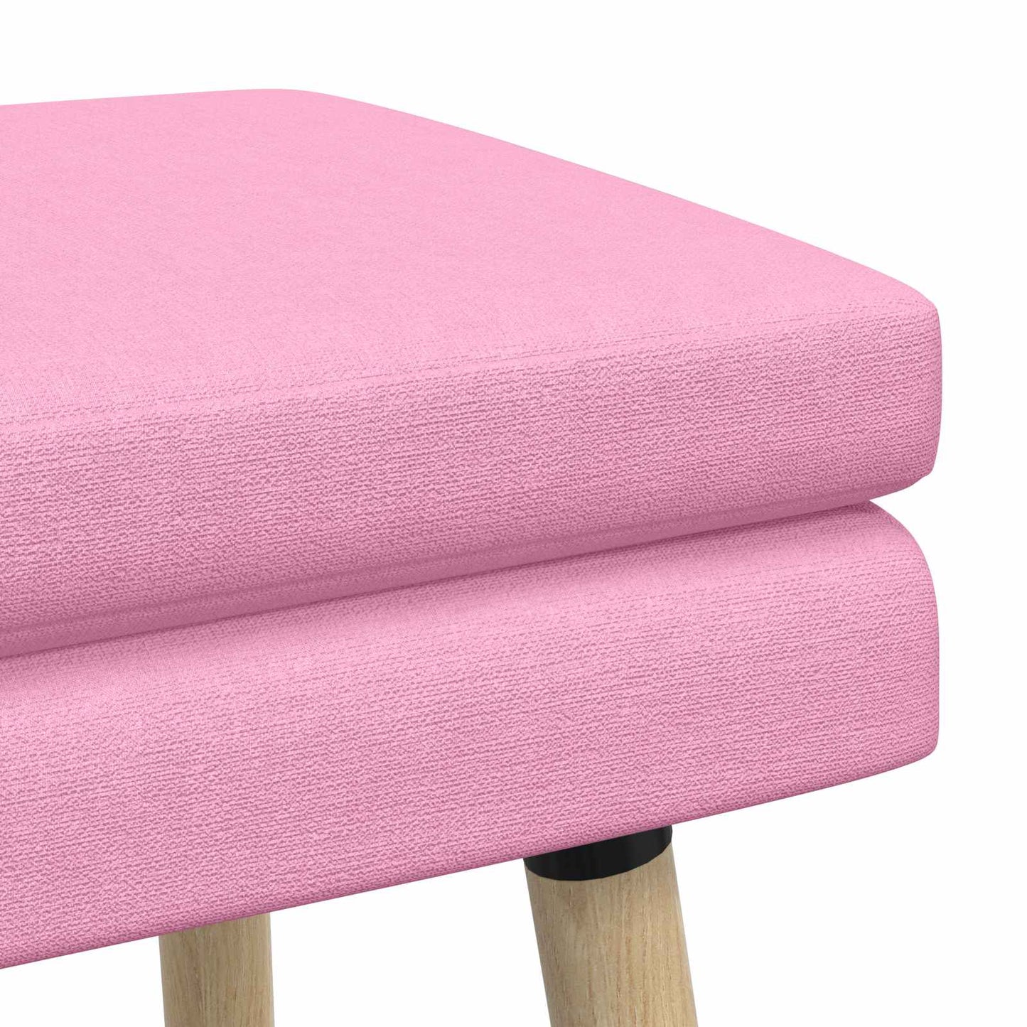 Dubbel Laagige Bank Roze 60 x 40 x 46 cm Stof
