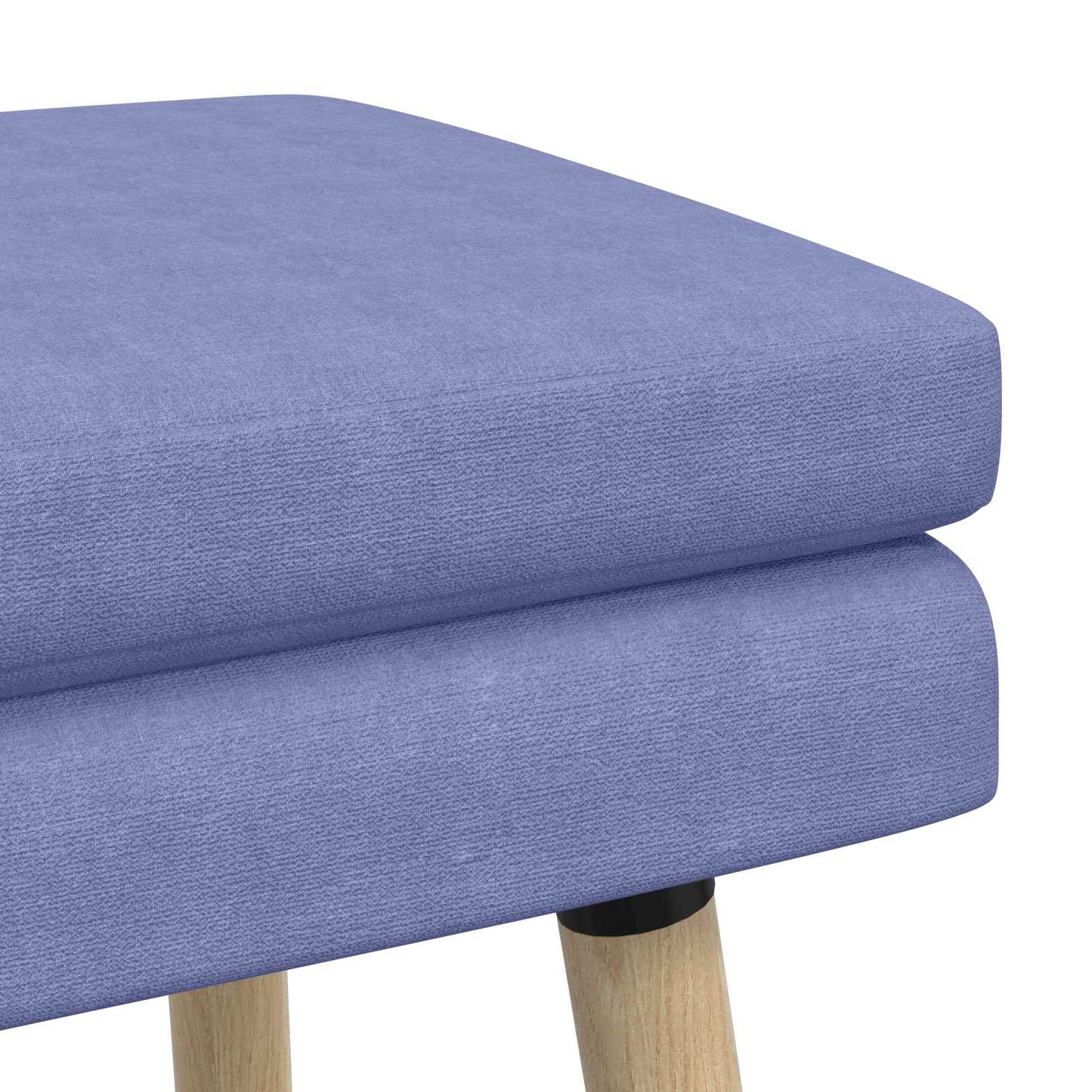 Dubbel Laagige Bank Jeans Blauw 60 x 40 x 46 cm Stof