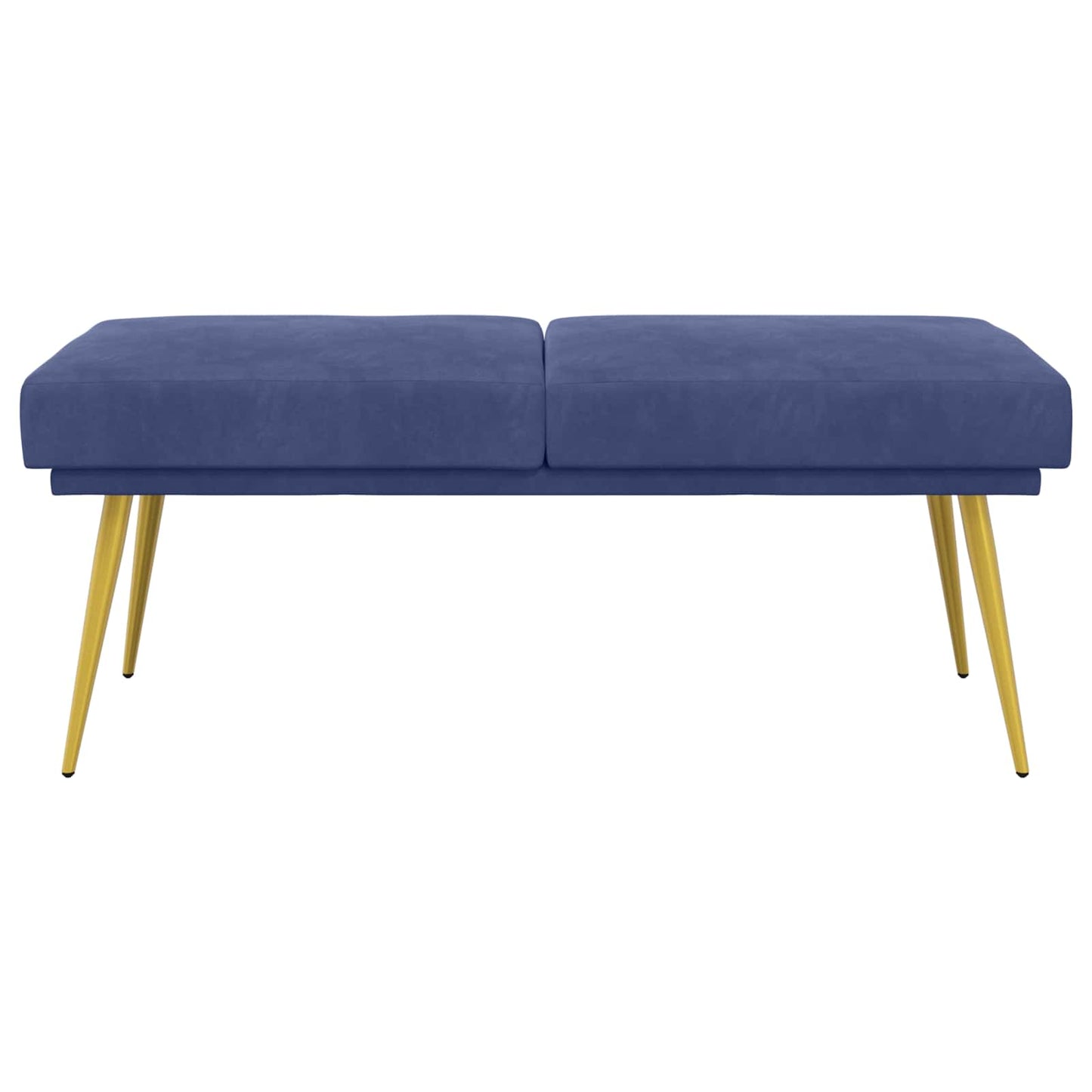 Dubbel Laagige Bank Politieblauw 120 x 45 x 46 cm Fluweel