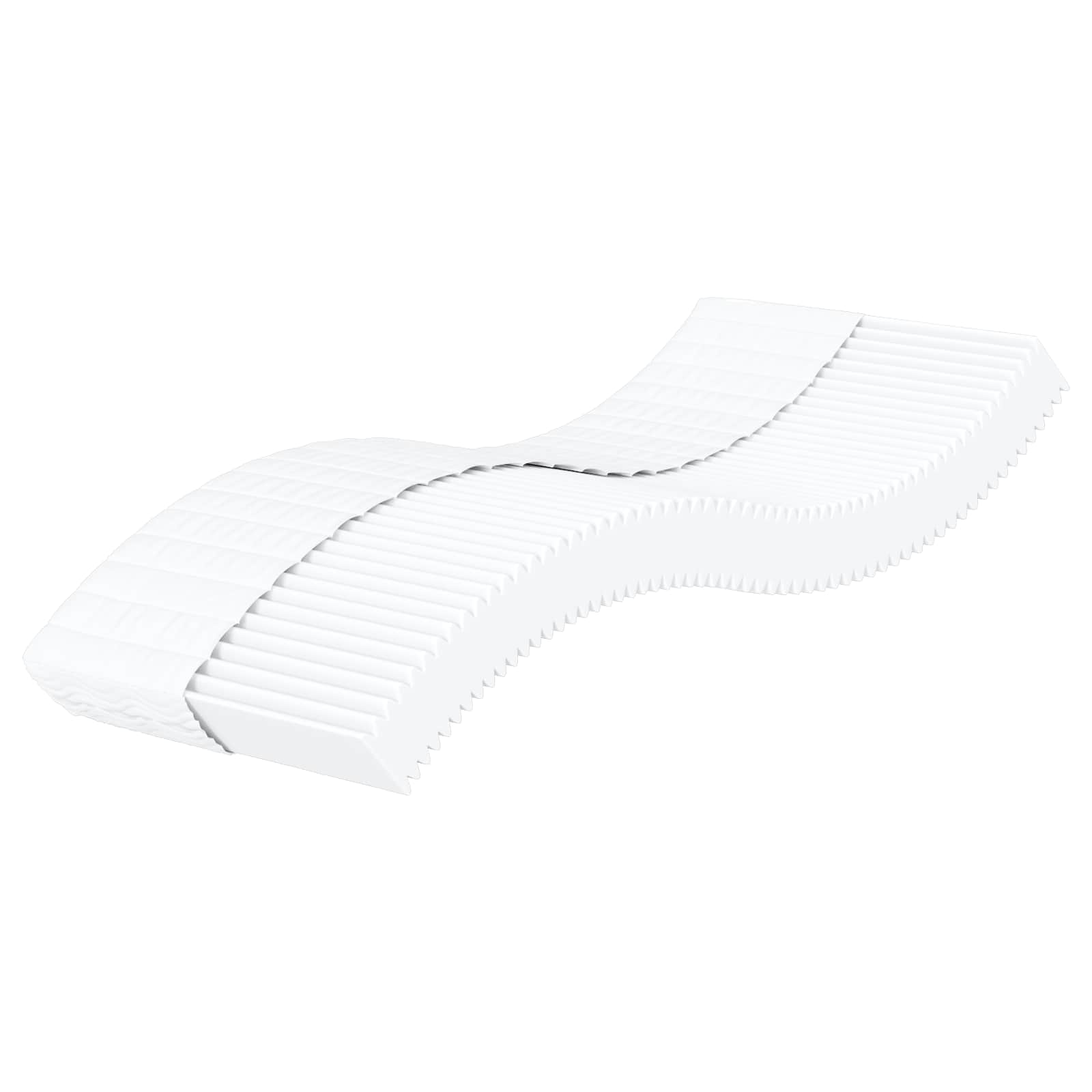 Schuimmatras H2 en H3 75 x 190 cm Wit is nu te koop bij PeponiXL, paradijselijk wonen!