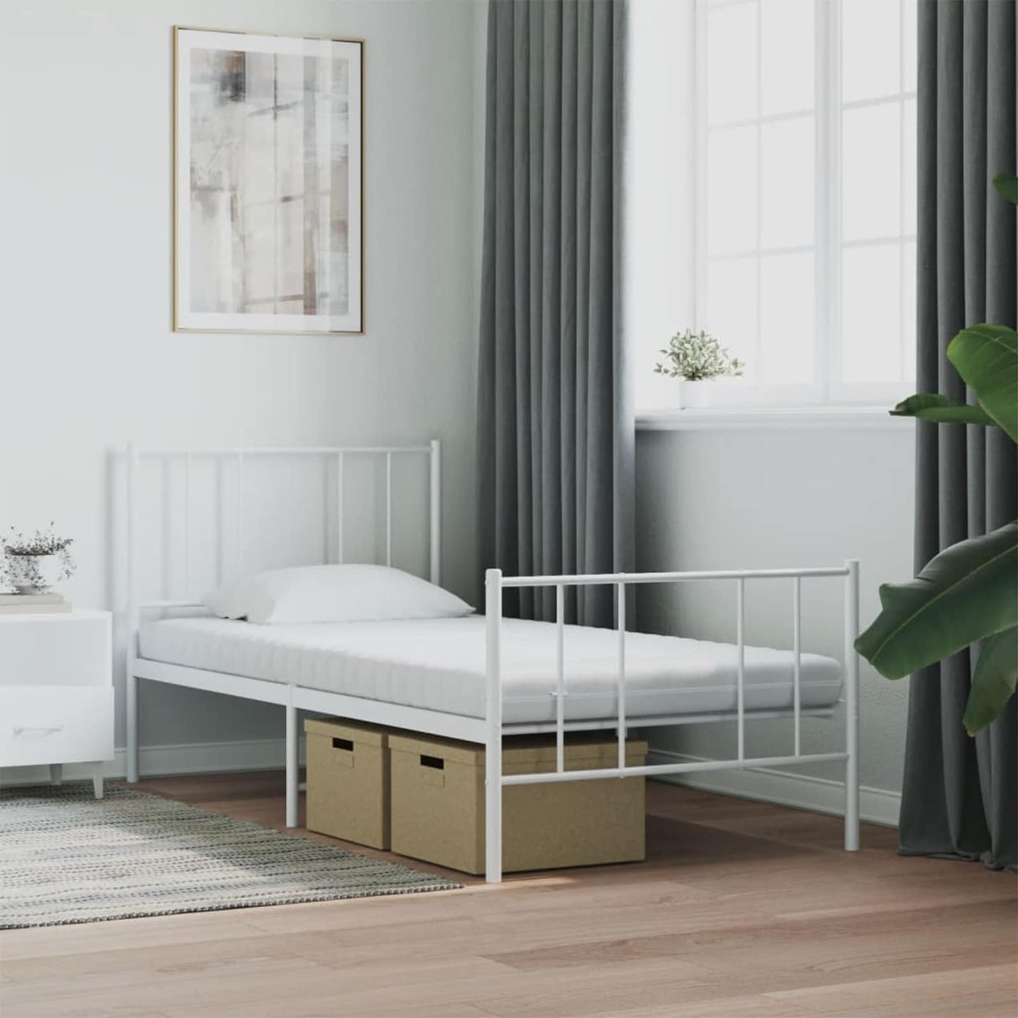 Schuimmatras 75 x 190 cm Wit is nu te koop bij PeponiXL, paradijselijk wonen!
