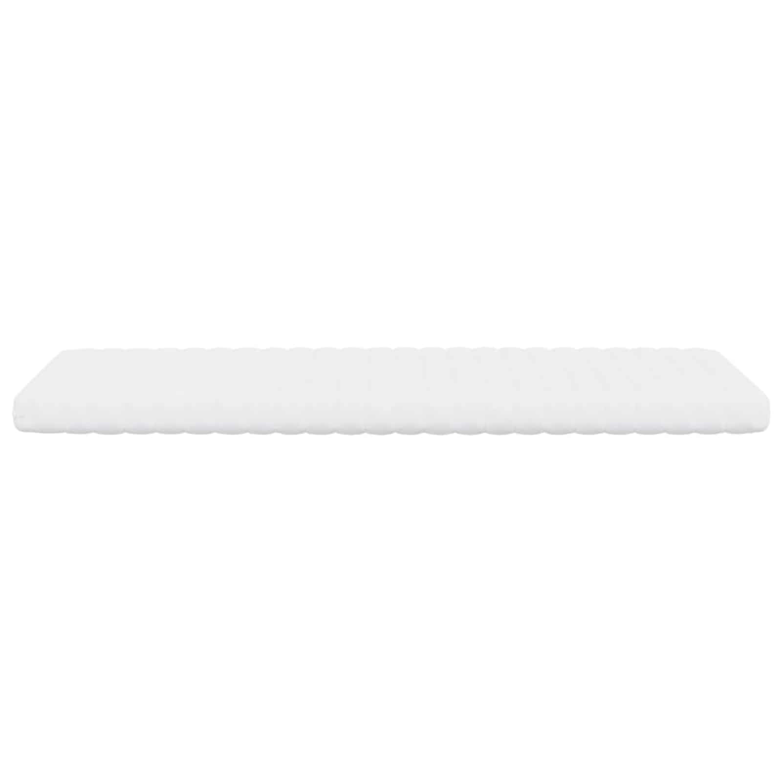 Schuimmatras 75 x 190 cm Wit is nu te koop bij PeponiXL, paradijselijk wonen!