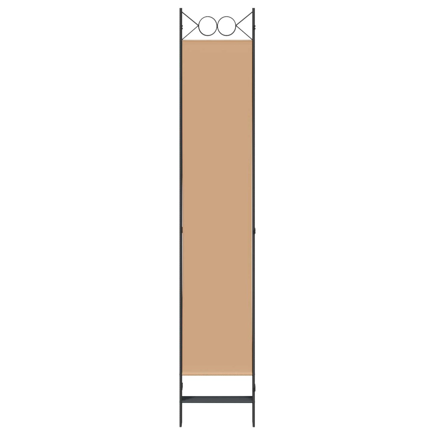 5-Panel Room Divider Beige 200 x 220 cm Stof is nu te koop bij PeponiXL, paradijselijk wonen!