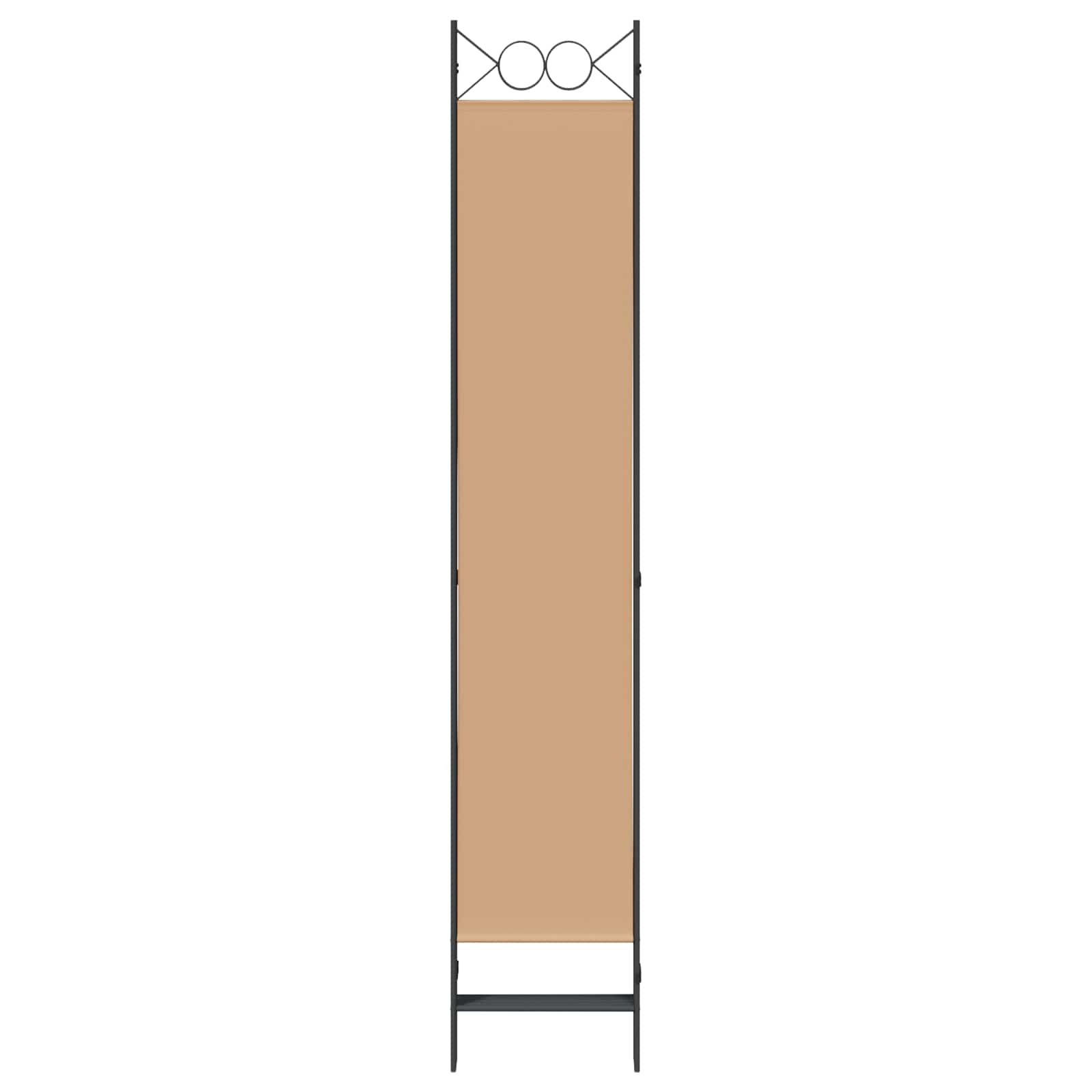 5-Panel Room Divider Beige 200 x 220 cm Stof is nu te koop bij PeponiXL, paradijselijk wonen!