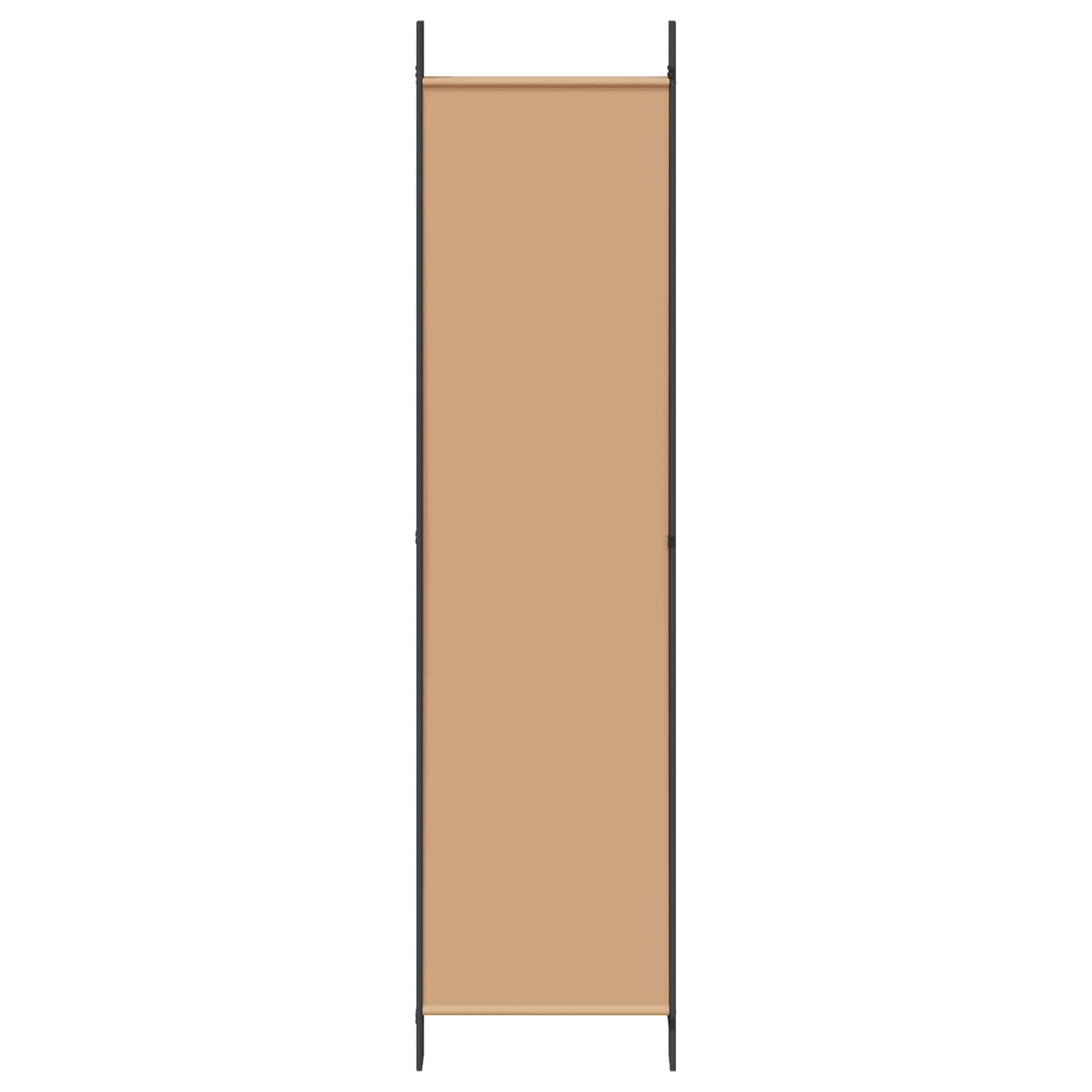5-Panel Room Divider Beige 250 x 200 cm Stof is nu te koop bij PeponiXL, paradijselijk wonen!