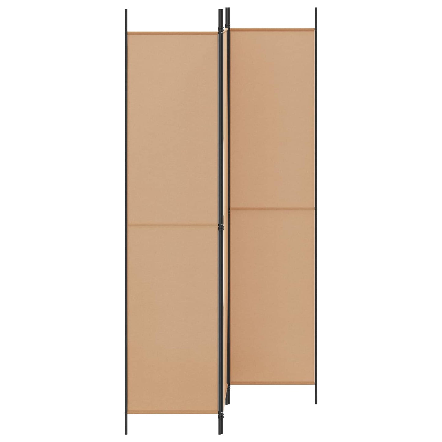 3-Panel Room Divider Beige 150 x 220 cm Stof is nu te koop bij PeponiXL, paradijselijk wonen!