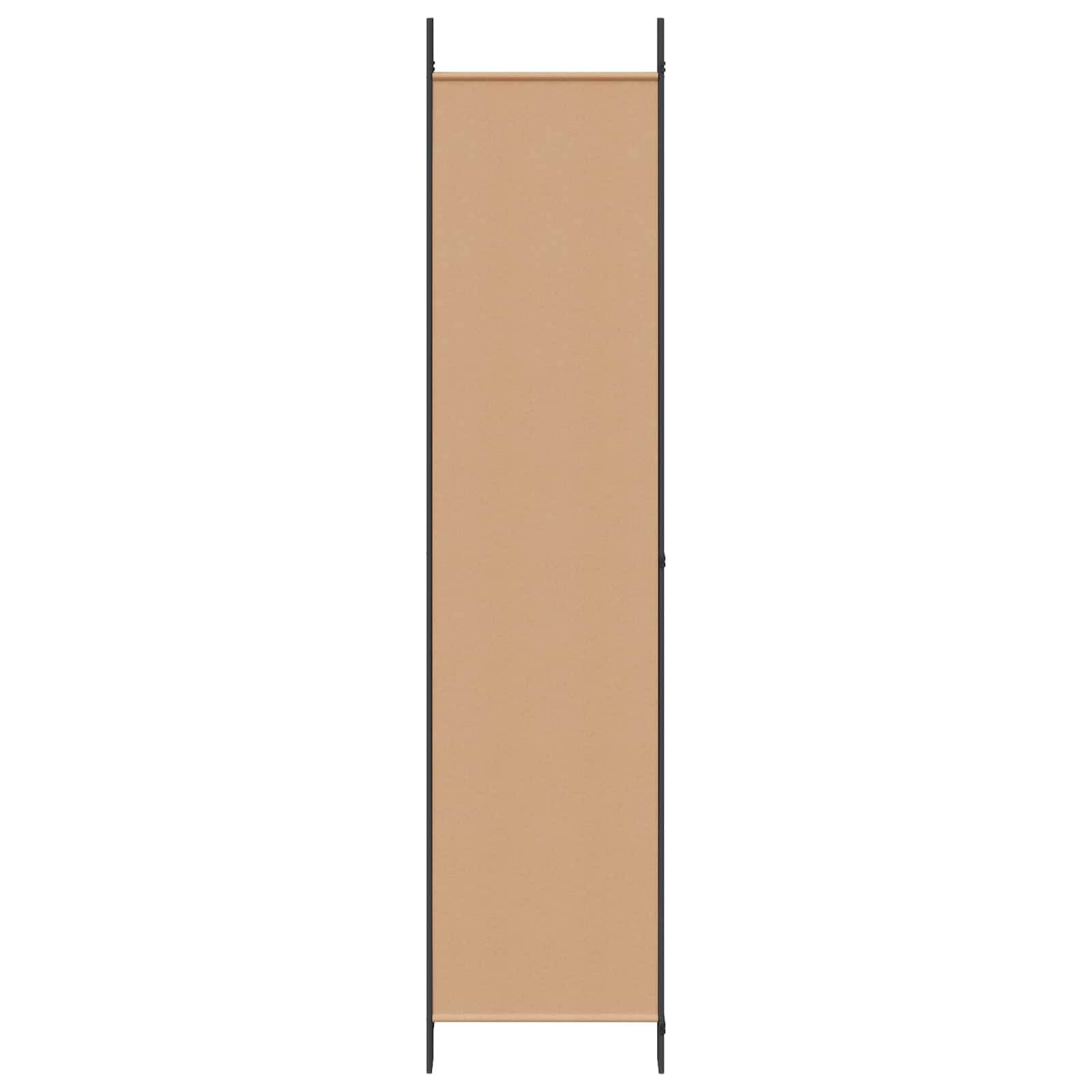 4-panelen roomdivider Beige 200 x 220 cm Stof is nu te koop bij PeponiXL, paradijselijk wonen!