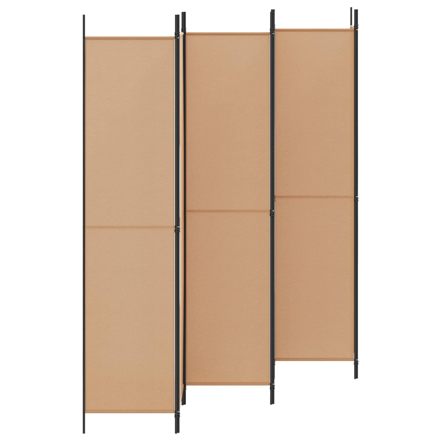 6-Panelen Kamerscherm Beige 300 x 220 cm Stof is nu te koop bij PeponiXL, paradijselijk wonen!