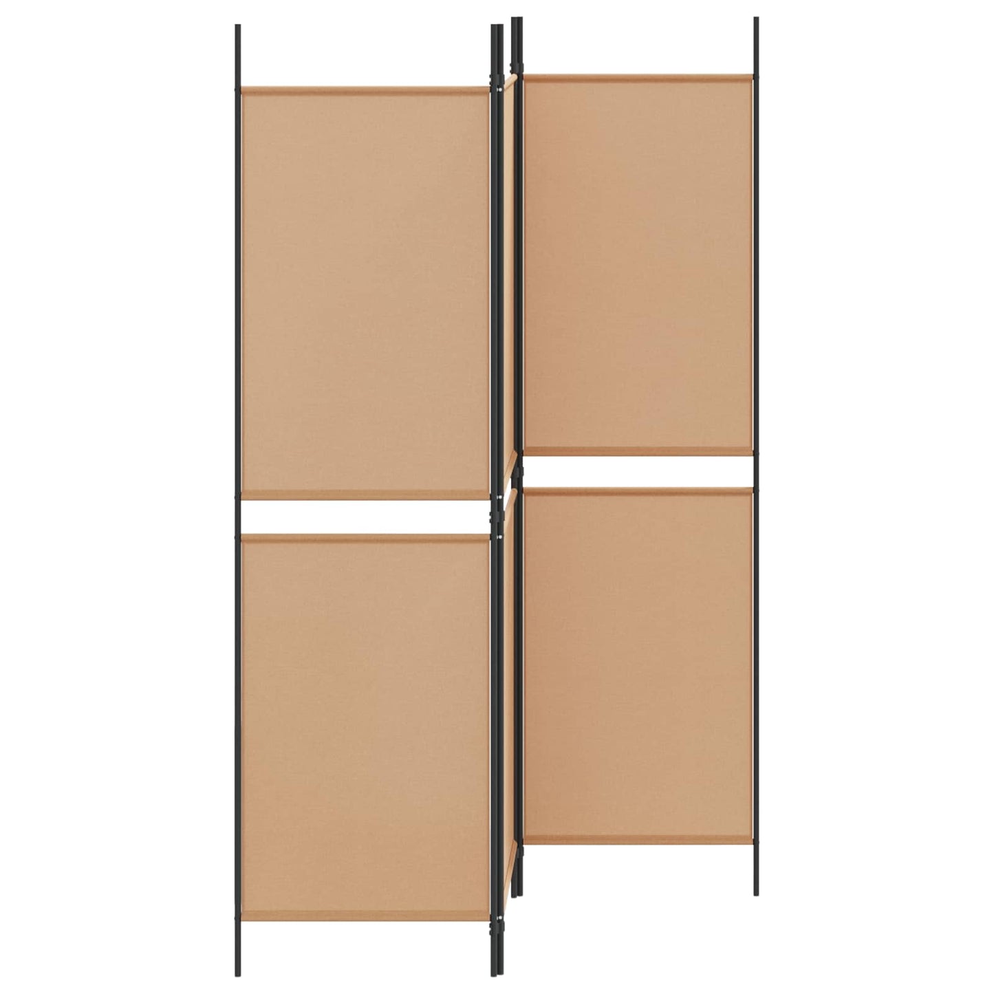 3-paneel kamerscherm Beige 150 x 180 cm Stof is nu te koop bij PeponiXL, paradijselijk wonen!