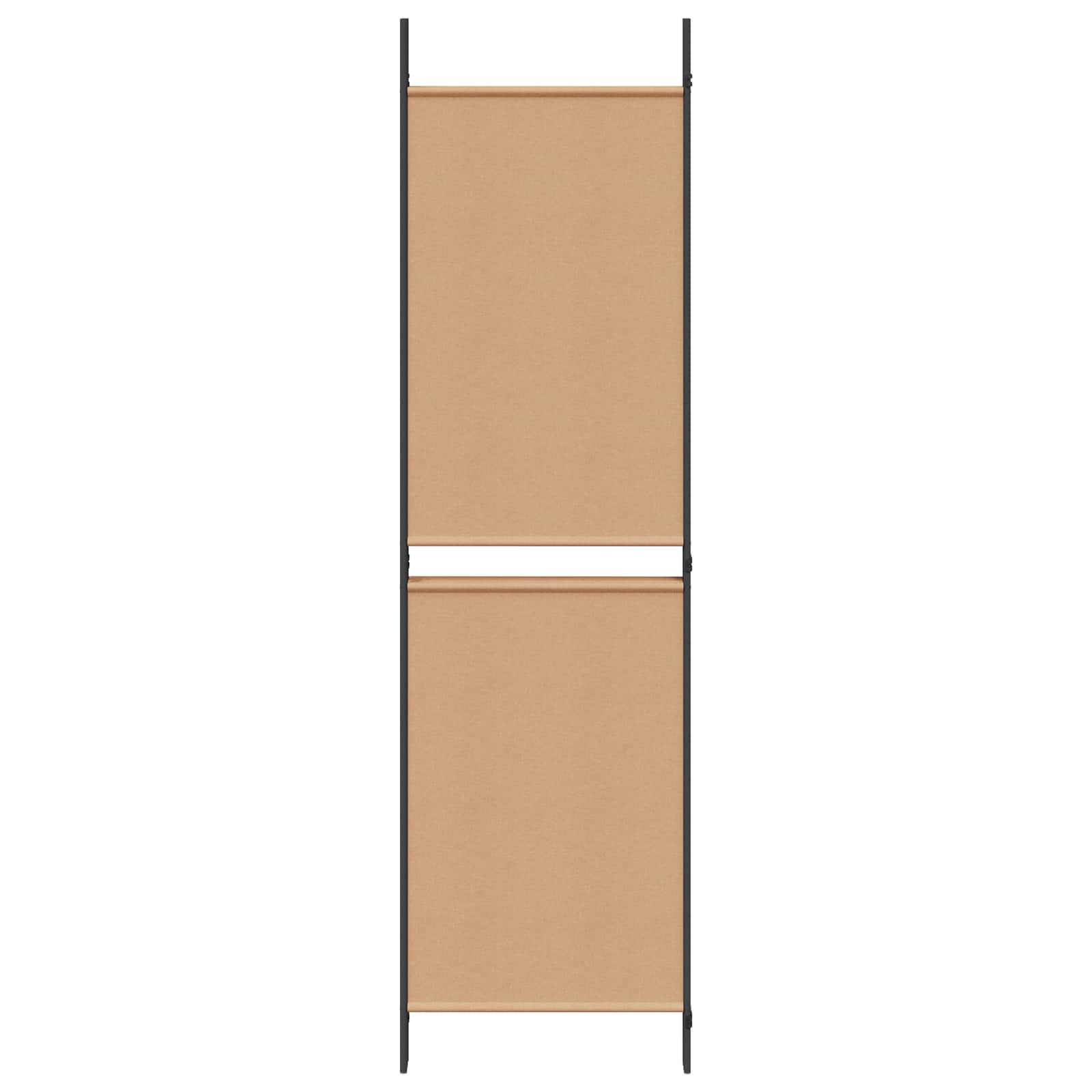 4-Panel Room Divider Beige 200 x 180 cm Stof is nu te koop bij PeponiXL, paradijselijk wonen!