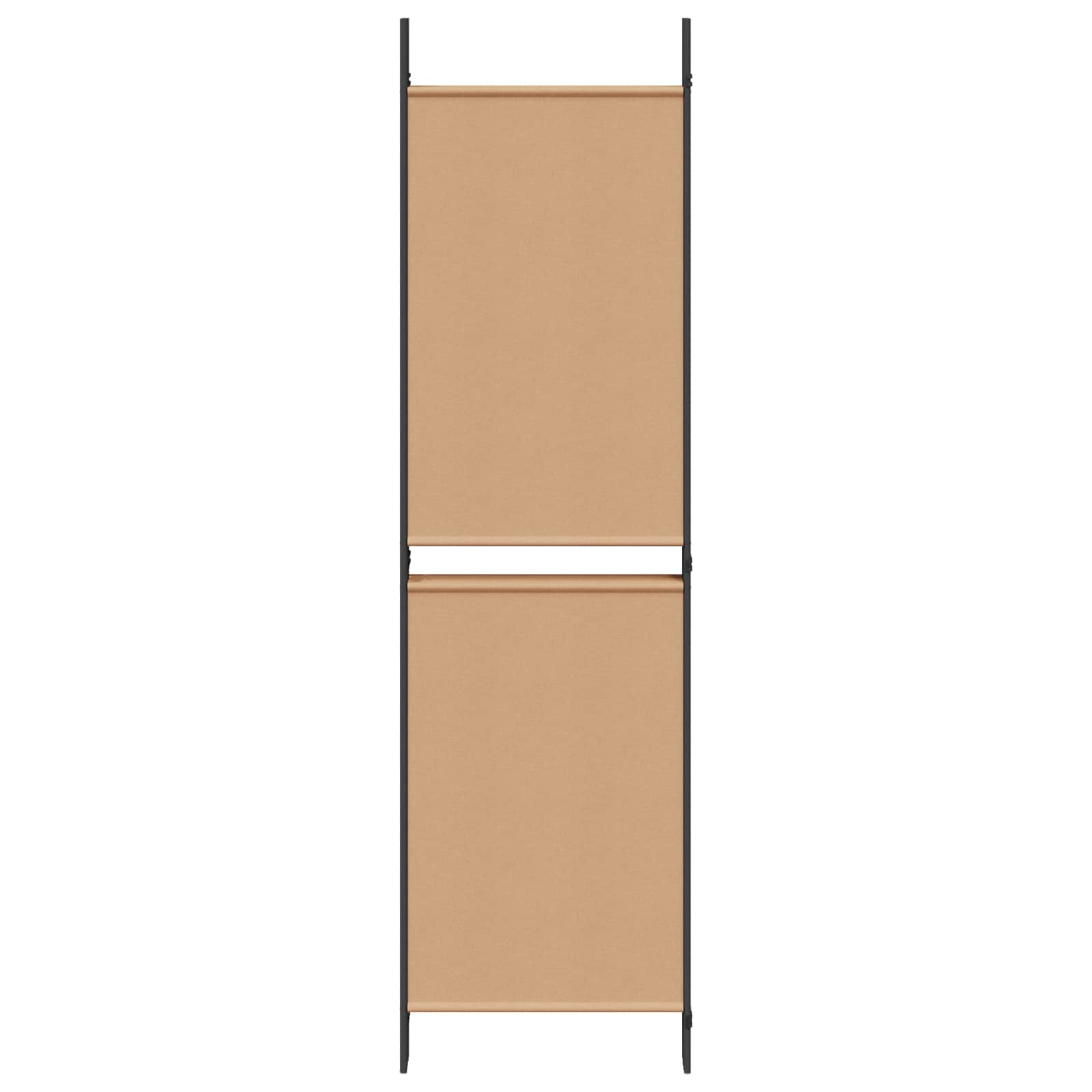 5-Panel Room Divider Beige 250 x 180 cm Stof is nu te koop bij PeponiXL, paradijselijk wonen!