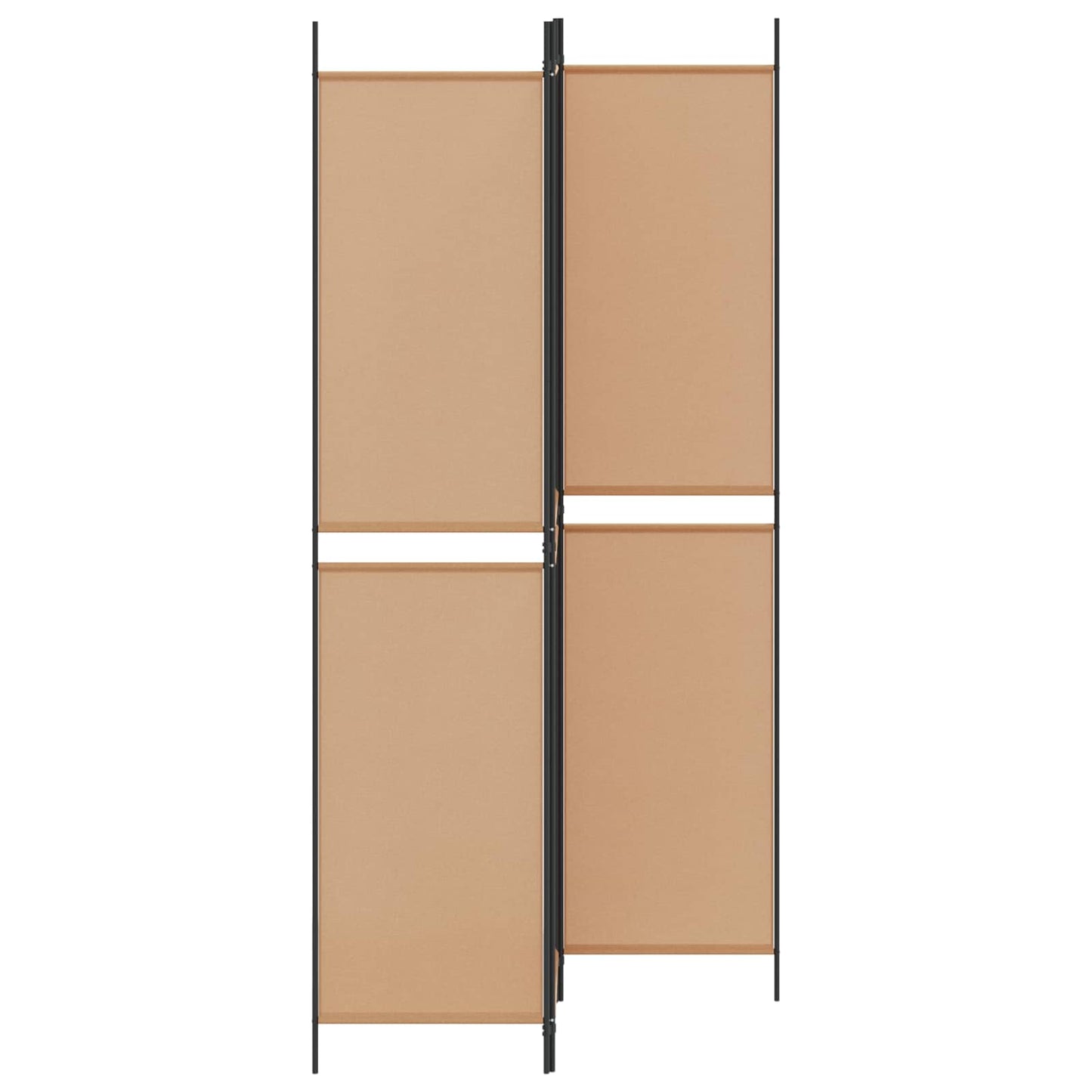 3-Panel Room Divider Beige 150 x 220 cm Stof is nu te koop bij PeponiXL, paradijselijk wonen!