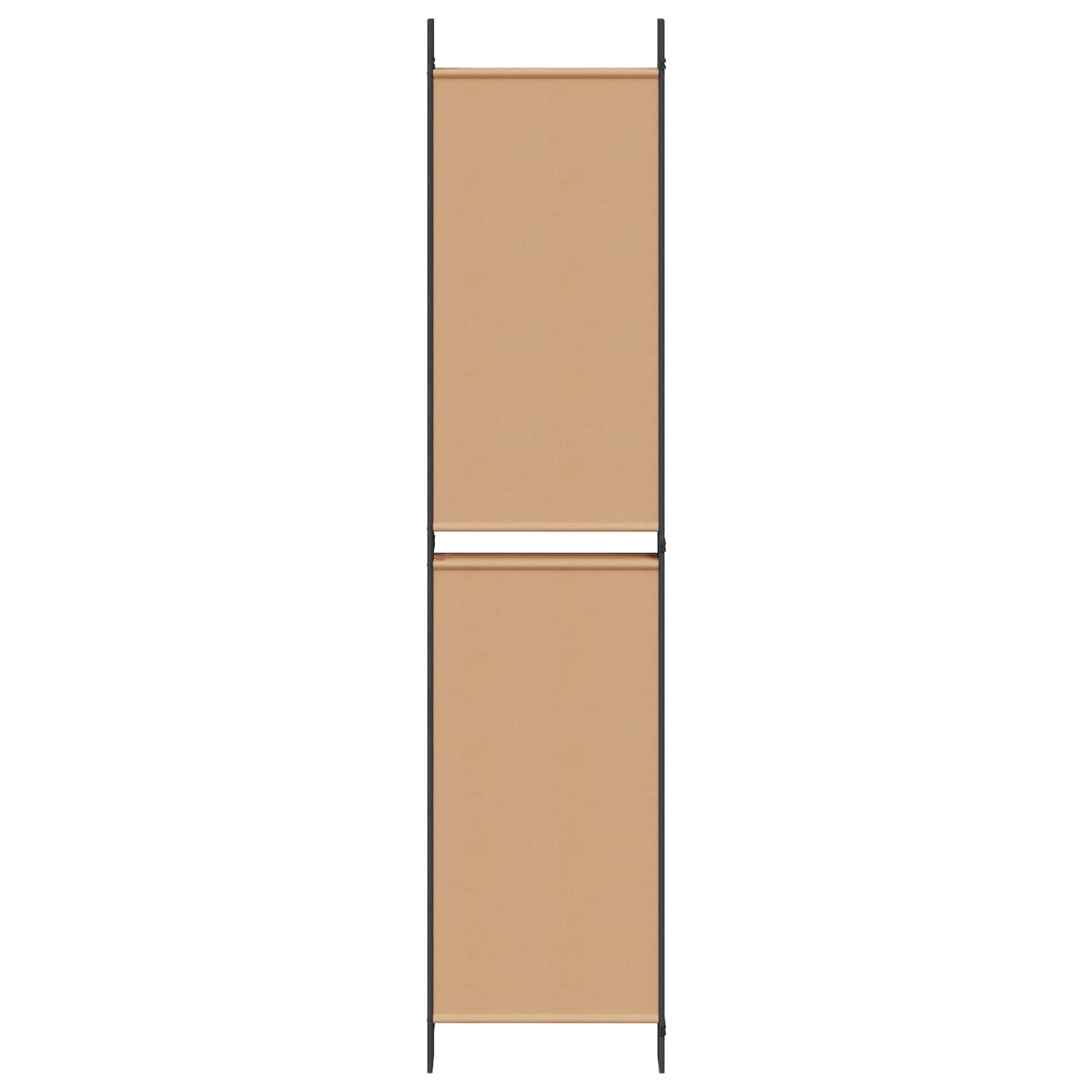 6-Panelen Kamerscherm Beige 300 x 220 cm Stof is nu te koop bij PeponiXL, paradijselijk wonen!