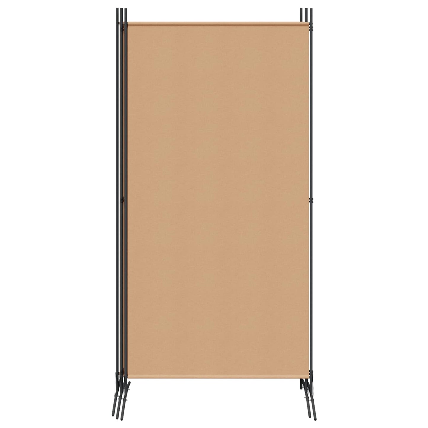 4-panelen roomdivider Beige 346 x 180 cm Stof is nu te koop bij PeponiXL, paradijselijk wonen!