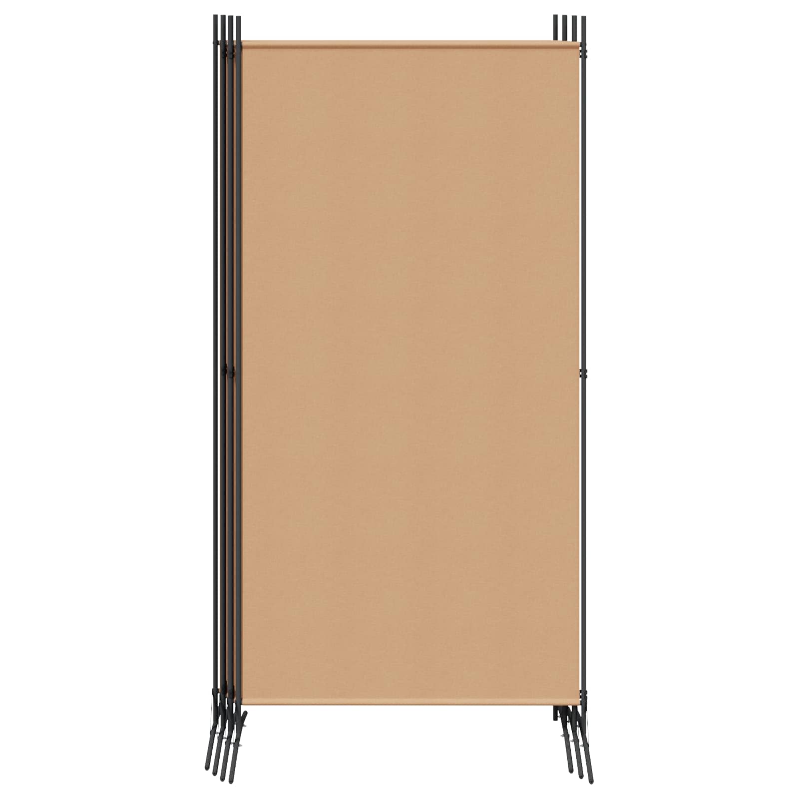 6-Panelen Kamerscherm Beige 520 x 180 cm Stof is nu te koop bij PeponiXL, paradijselijk wonen!