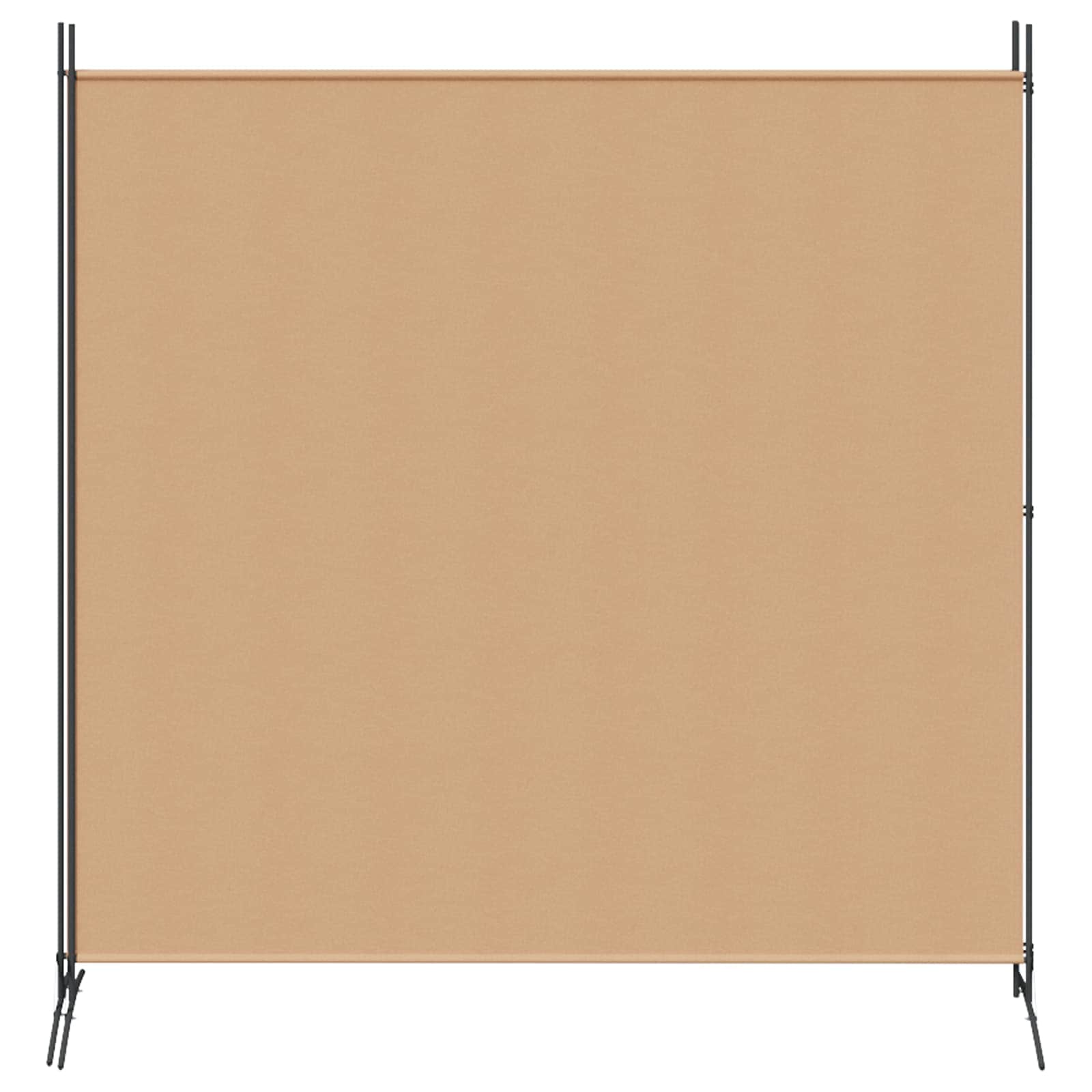 2-Panelen Kamerscherm Beige 348 x 180 cm Stof is nu te koop bij PeponiXL, paradijselijk wonen!