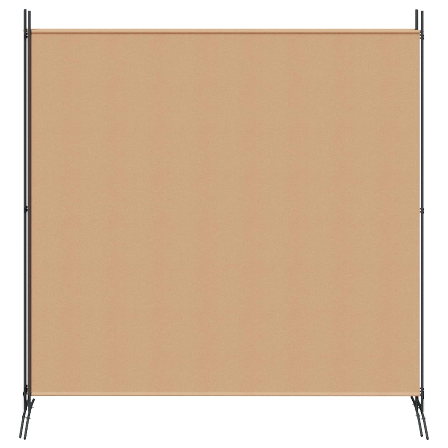 4-panelen roomdivider Beige 525 x 180 cm Stof is nu te koop bij PeponiXL, paradijselijk wonen!