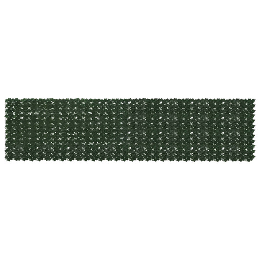 Balkonscherm met bladeren Donkergroen 400 x 100 cm is nu te koop bij PeponiXL, paradijselijk wonen!