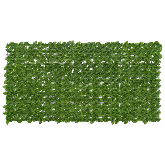 Balkonscherm met bladeren Groen en Geel 200 x 100 cm is nu te koop bij PeponiXL, paradijselijk wonen!