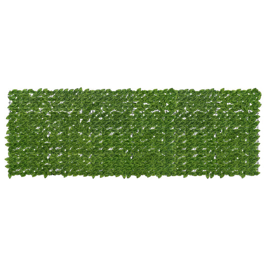 Balkonscherm met bladeren Groen en Geel 300 x 100 cm is nu te koop bij PeponiXL, paradijselijk wonen!