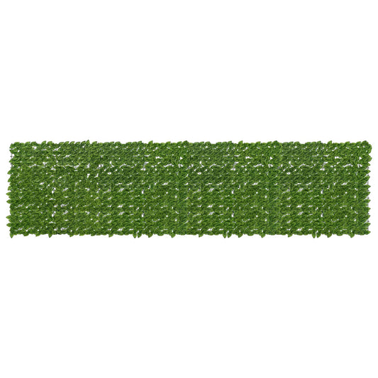 Balkonscherm met bladeren Groen en Geel 400 x 100 cm is nu te koop bij PeponiXL, paradijselijk wonen!