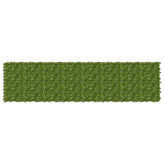 Balkonscherm met bladeren Groen en Geel 400 x 100 cm is nu te koop bij PeponiXL, paradijselijk wonen!
