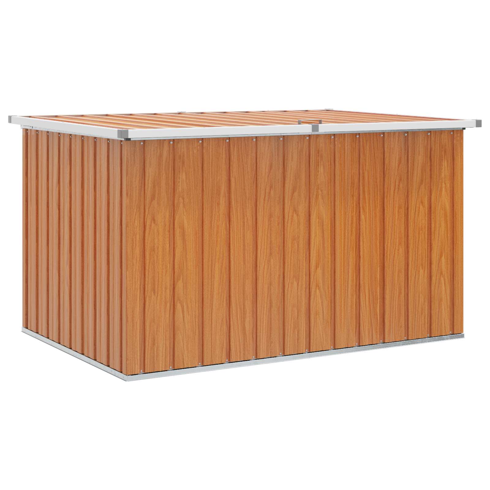Buitenopslagdoos Hout 150 x 101 x 91 cm Gegalvaniseerd staal is nu te koop bij PeponiXL, paradijselijk wonen!