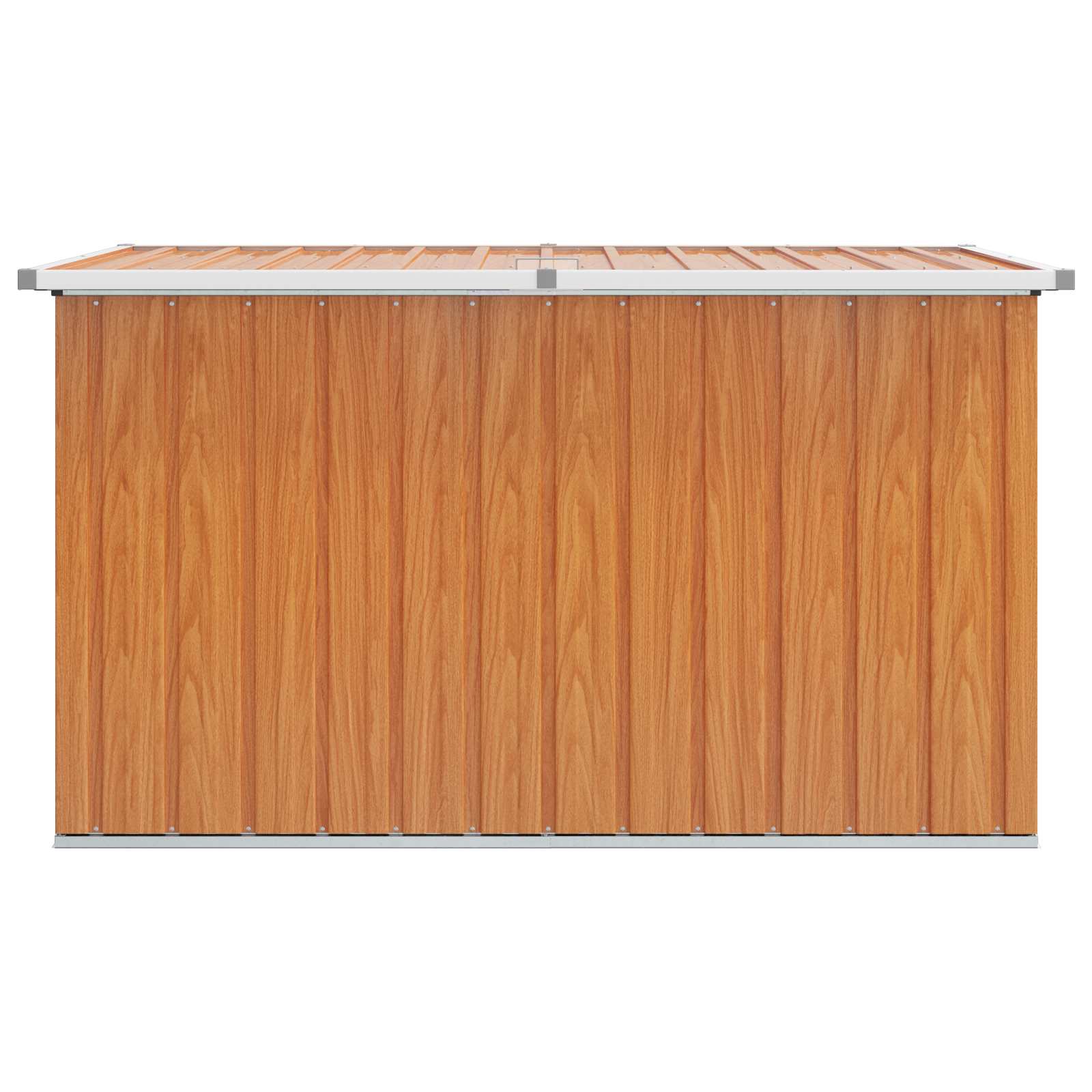 Buitenopslagdoos Hout 150 x 101 x 91 cm Gegalvaniseerd staal is nu te koop bij PeponiXL, paradijselijk wonen!