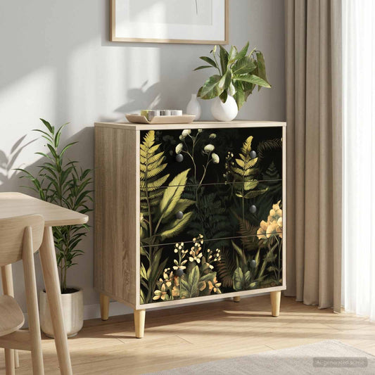 Ladekast RHENEN Tropisch junglemotief 66 x 36,5 x 75 cm Sonoma is nu te koop bij PeponiXL, paradijselijk wonen!