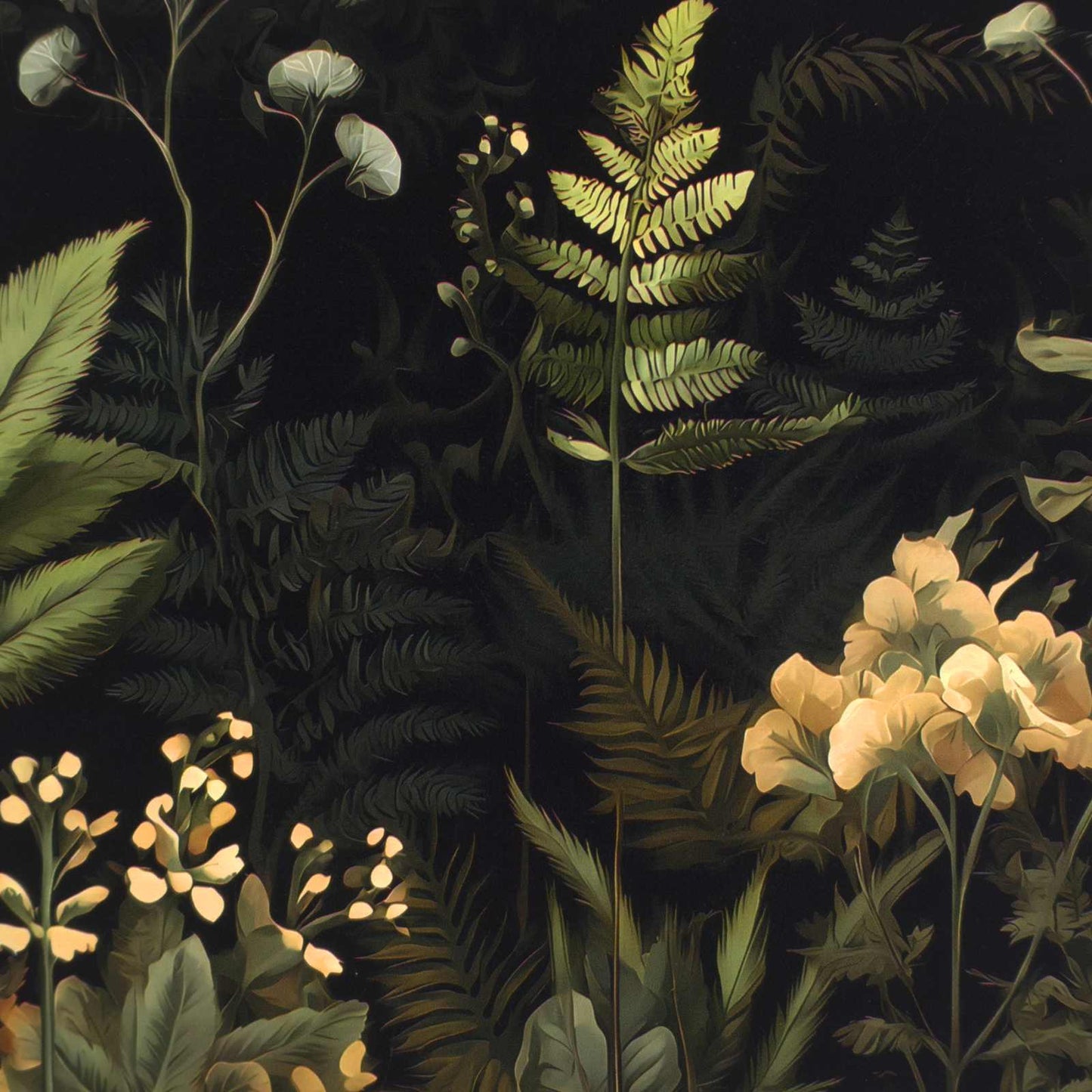 Ladekast RHENEN Tropisch junglemotief 66 x 36,5 x 75 cm Sonoma
