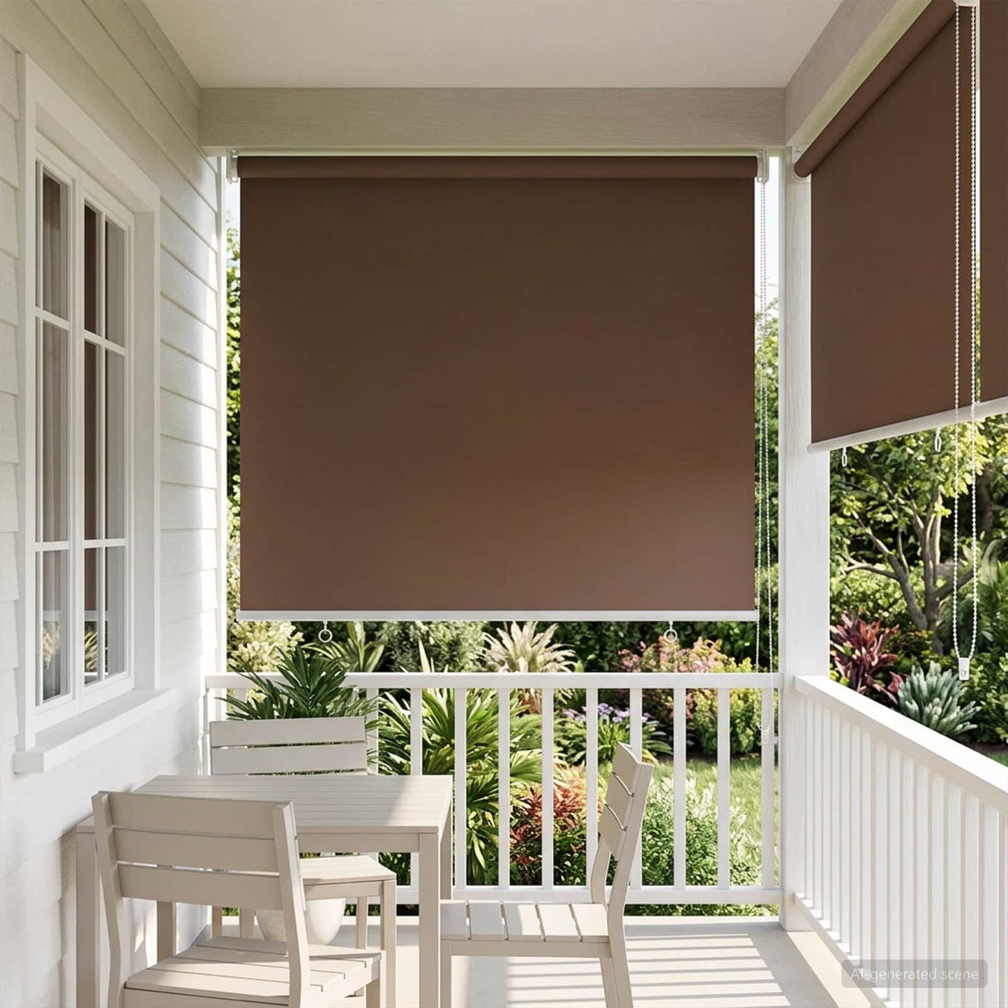 Buitenrolgordijn UV-bescherming Taupe 65 x 140 cm (B x H) is nu te koop bij PeponiXL, paradijselijk wonen!