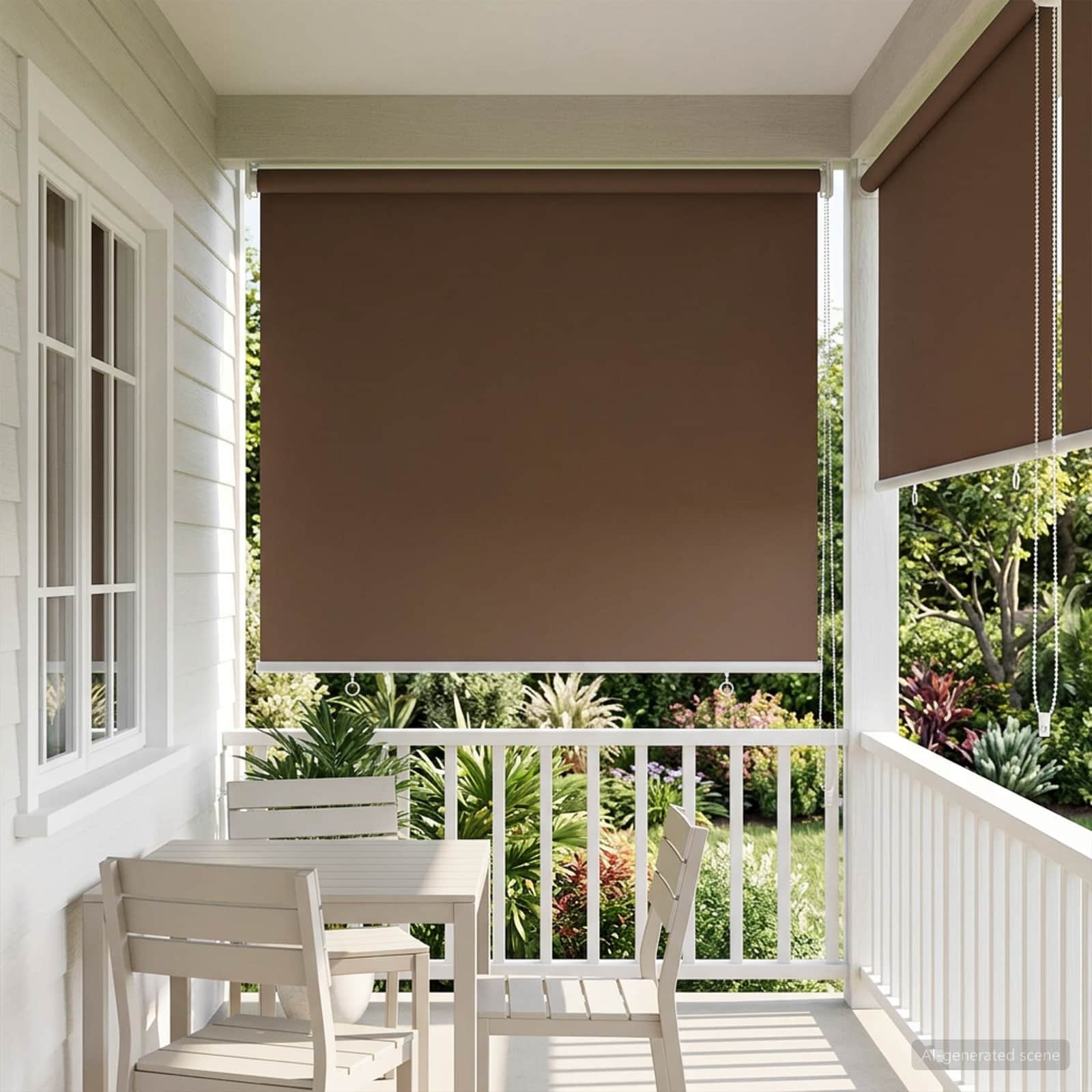 Buitenrolgordijn UV-bescherming Taupe 65 x 140 cm (B x H) is nu te koop bij PeponiXL, paradijselijk wonen!