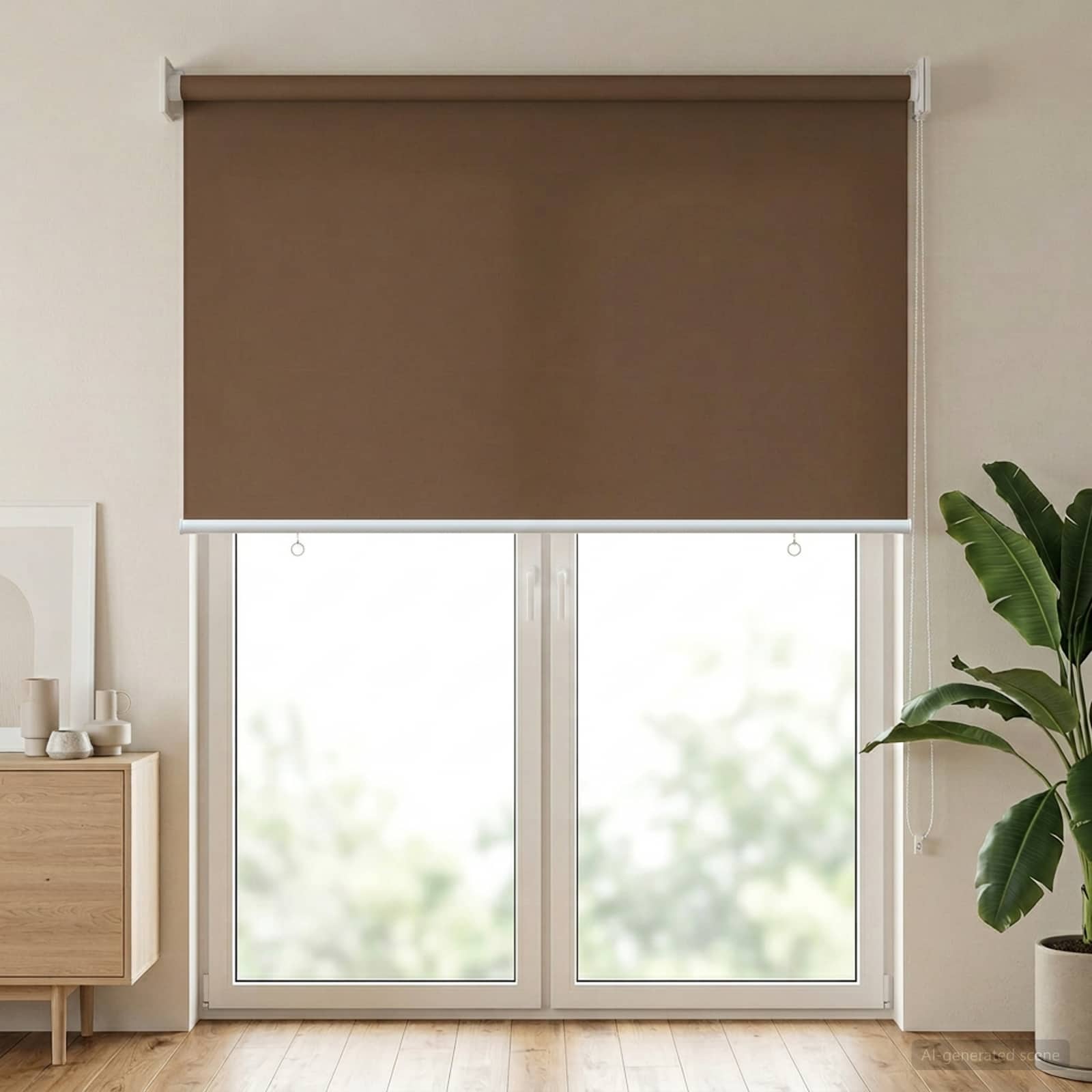 Buitenrolgordijn UV-bescherming Taupe 65 x 230 cm (B x H) is nu te koop bij PeponiXL, paradijselijk wonen!