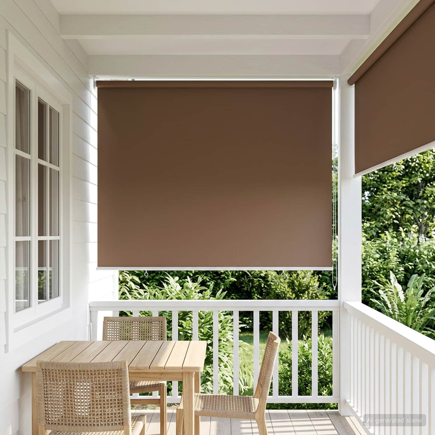 Buitenrolgordijn UV-bescherming Taupe 145 x 230 cm (B x H) is nu te koop bij PeponiXL, paradijselijk wonen!