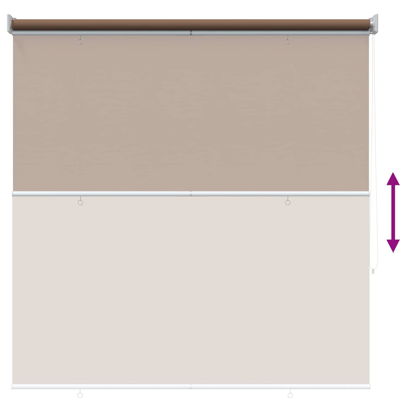 Buitenrolgordijn UV-bescherming Taupe 145 x 230 cm (B x H) is nu te koop bij PeponiXL, paradijselijk wonen!