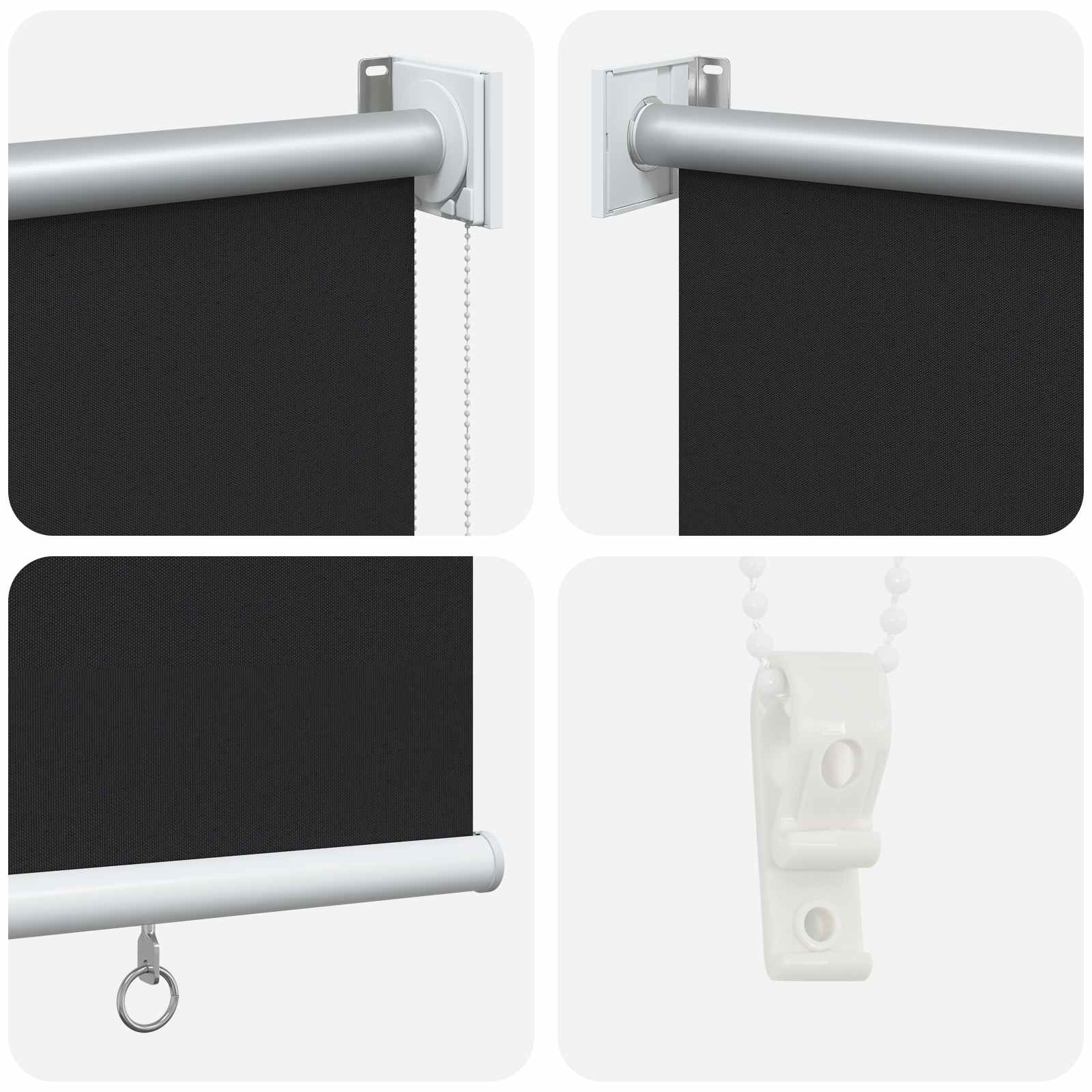 Buitenrolgordijn UV-bescherming Antracietkleurig Polyester is nu te koop bij PeponiXL, paradijselijk wonen!