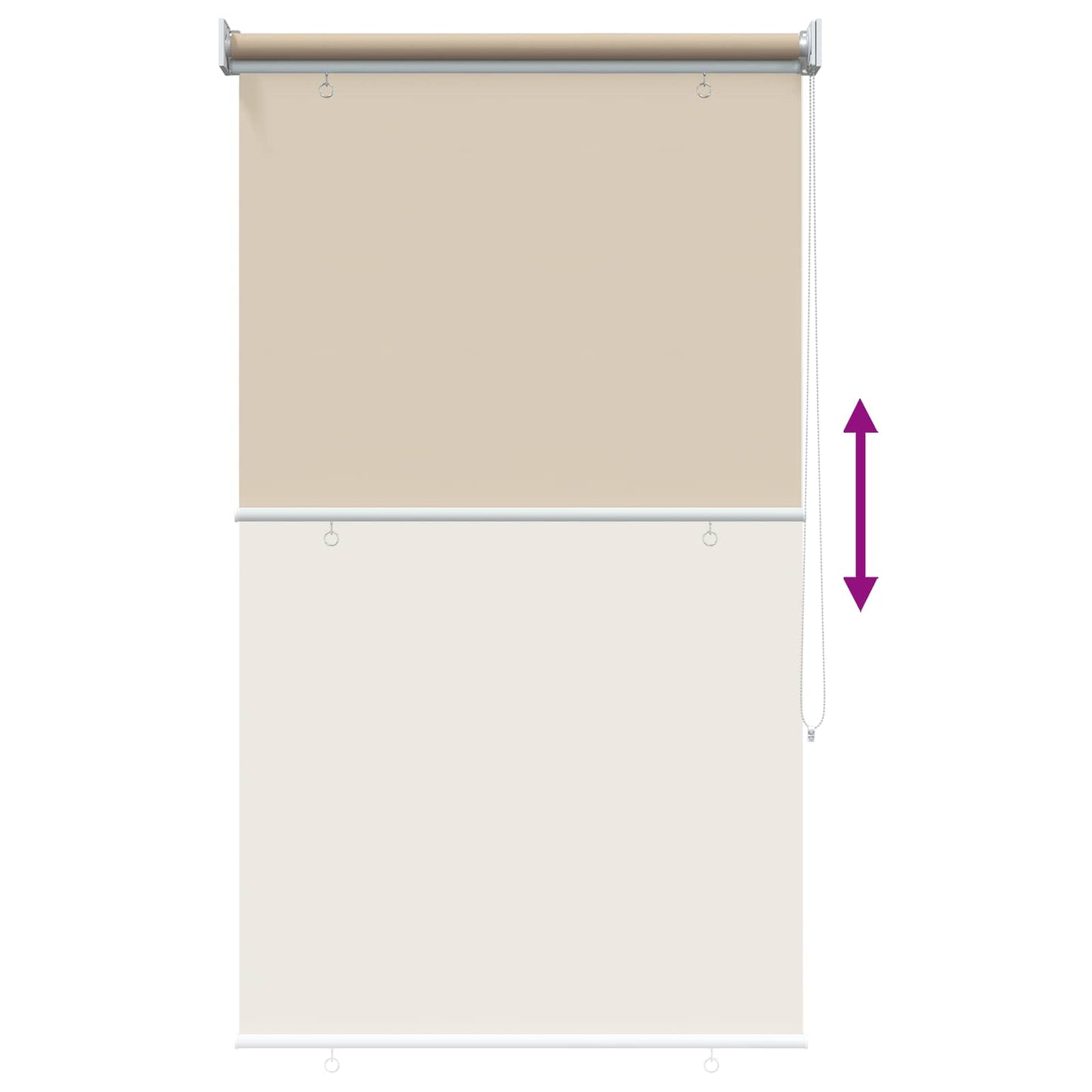 Buitenrolgordijn UV-bescherming Beige 65 x 140 cm (B x H) is nu te koop bij PeponiXL, paradijselijk wonen!